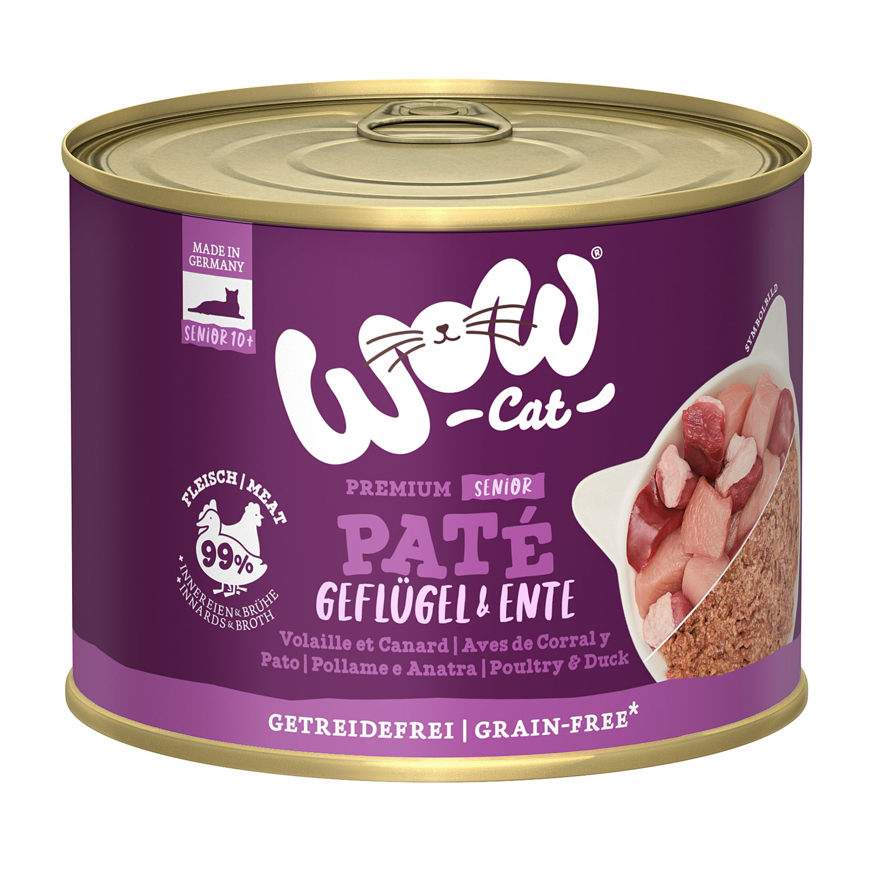WOW Senior Geflügel & Ente, 200g