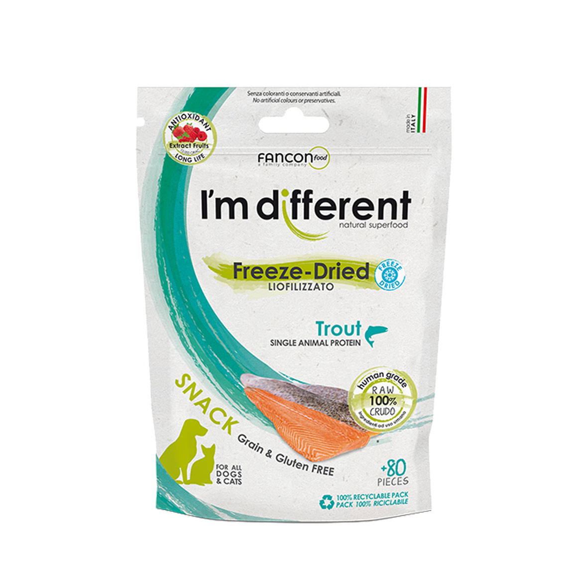 I'm different Snack Treats Trota 40g