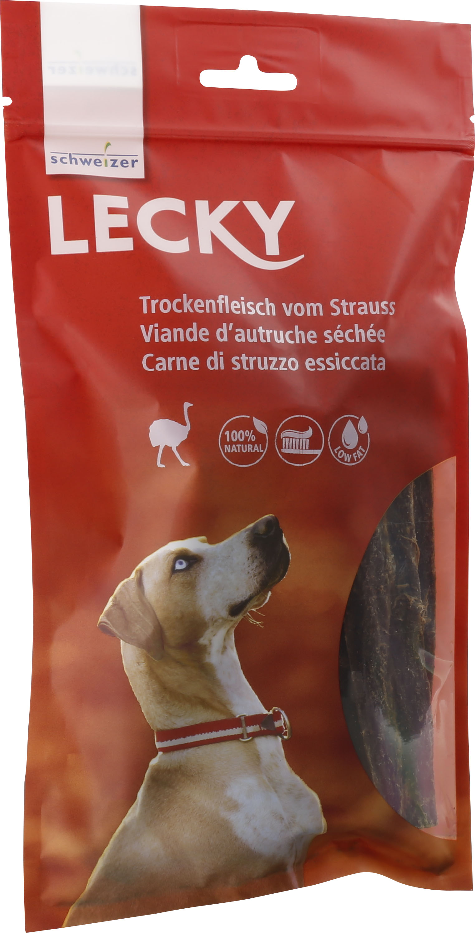 Lecky Viande d'autruche séchée, 100g