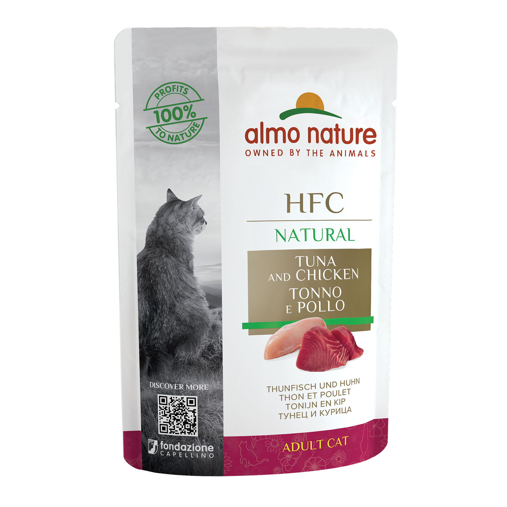 Almo HFC Natural – Thunfisch und Huhn, 55g