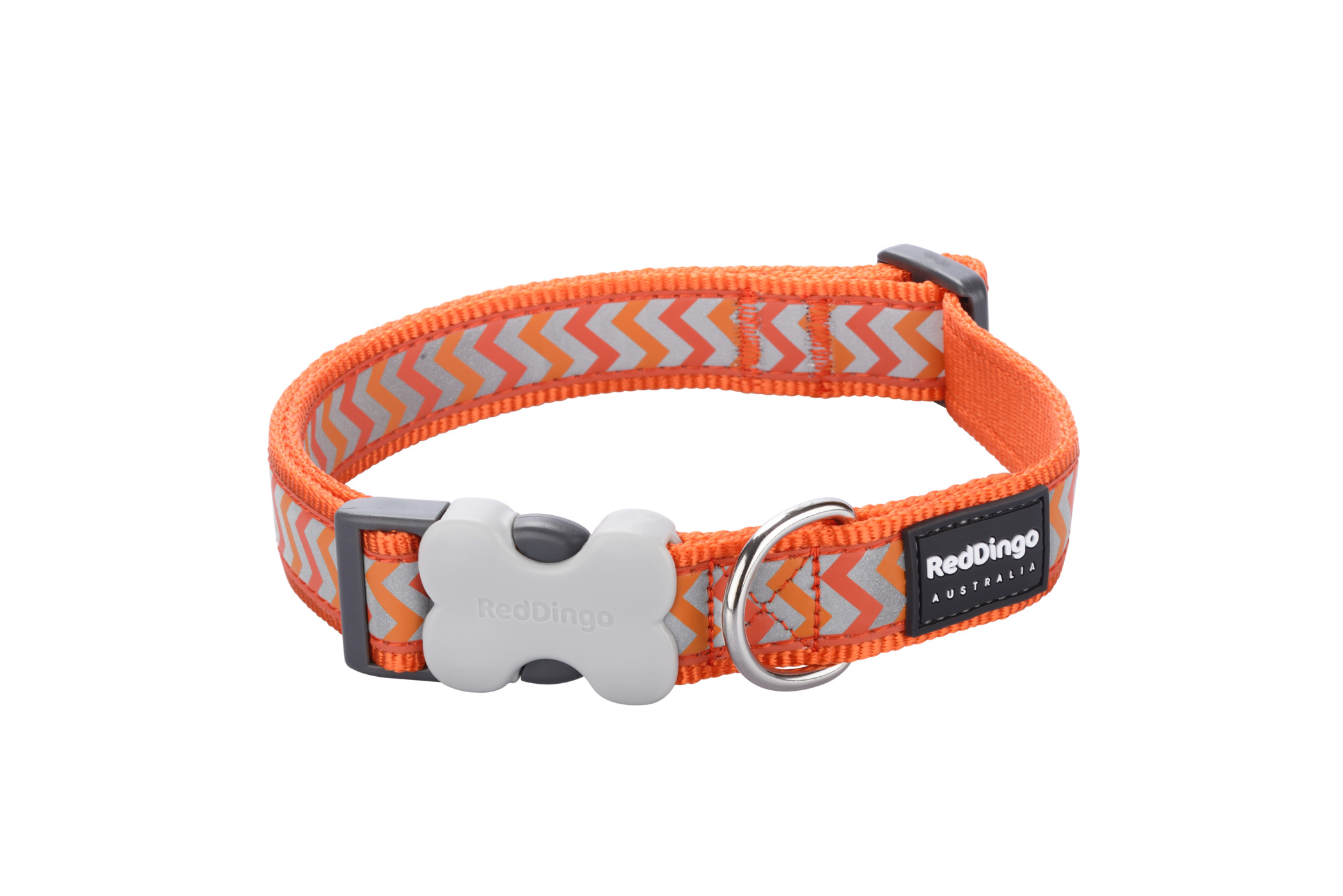 RedDingo Halsband Reflective Ziggy Orange S
