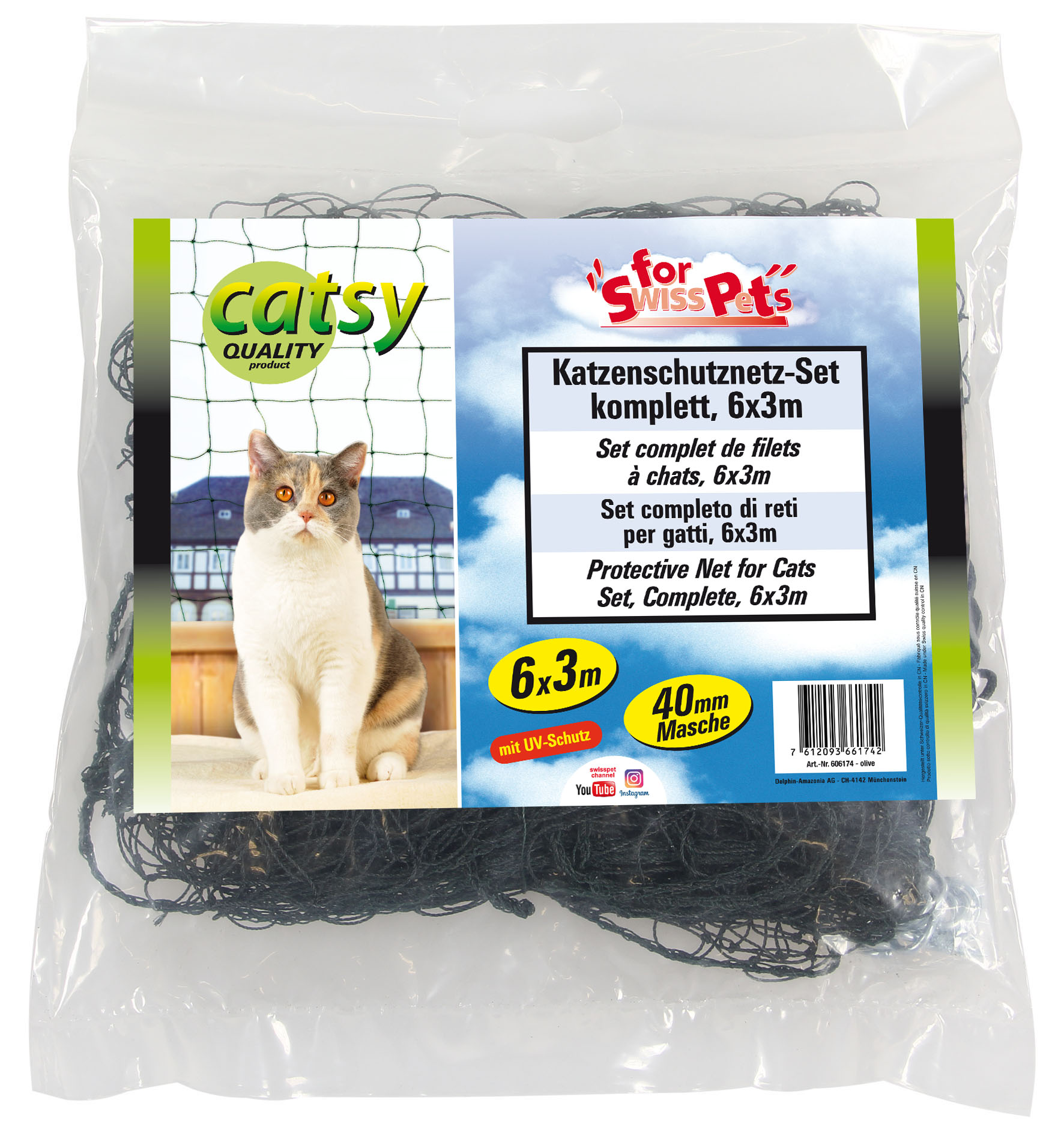 swisspet Catsy Universal Katzennetz-Set’s komplett