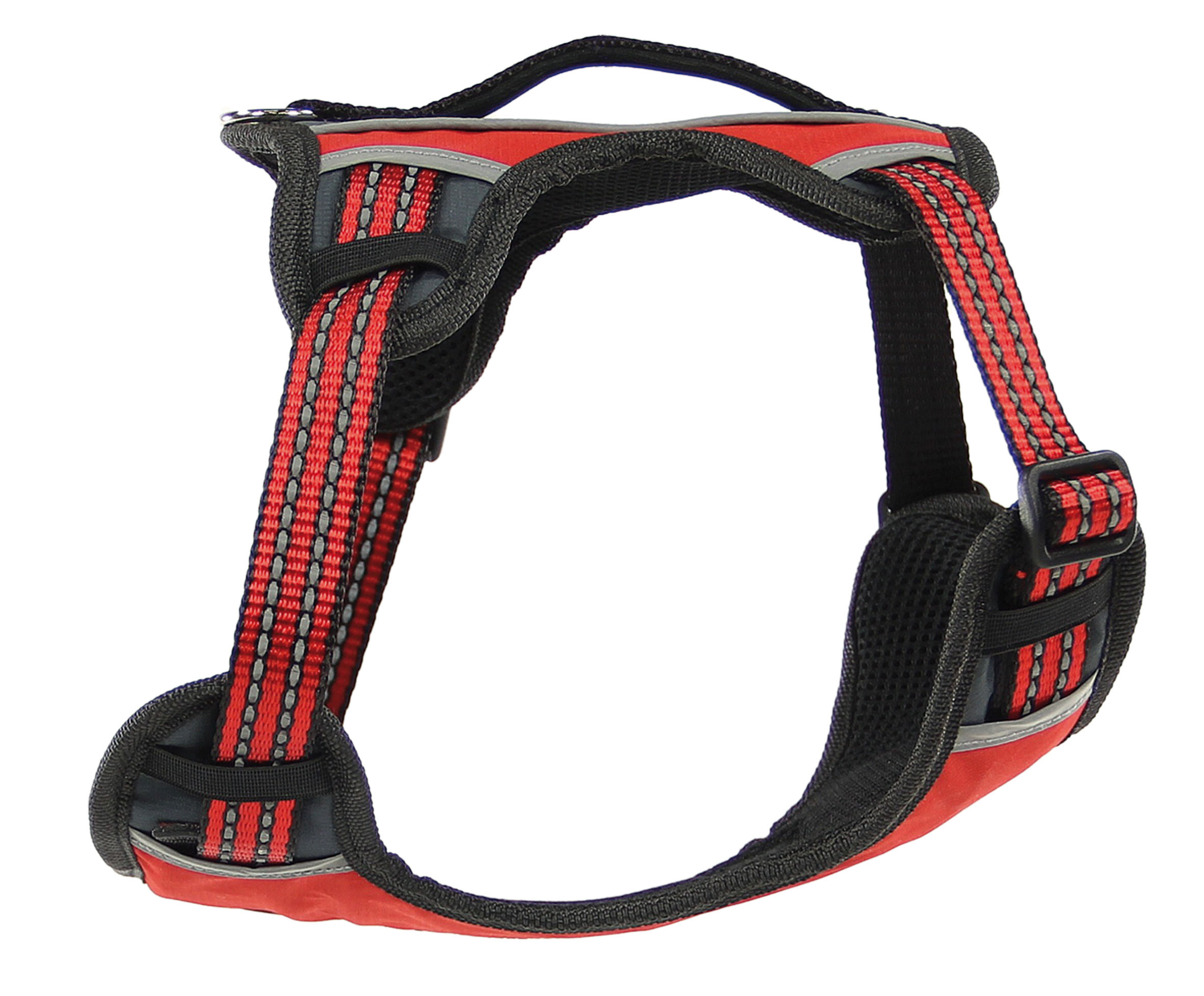 swisspet Bruce Harness riflettente, rosso