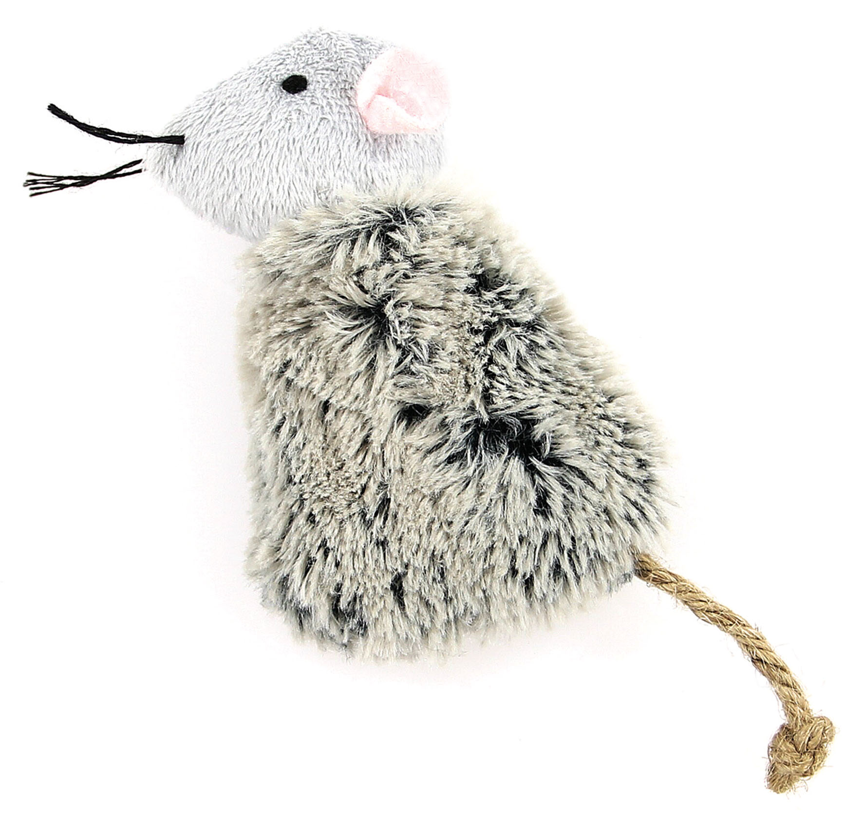 swisspet Souris en peluche avec Catnip, gris