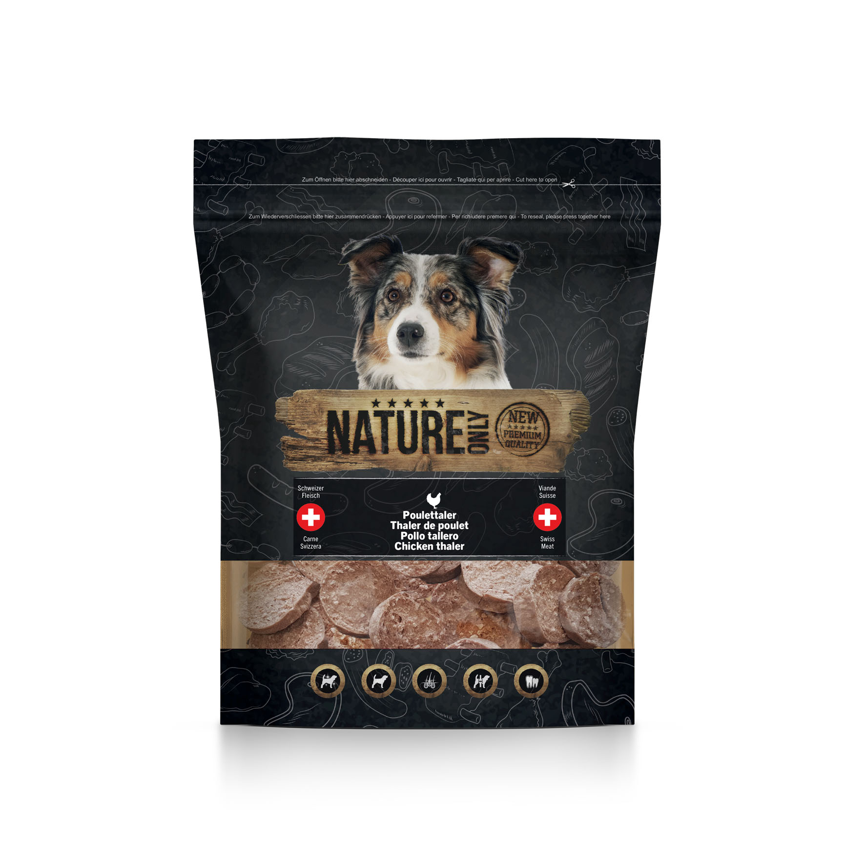 Nature Only Taler de poulet – viande suisse, 400g