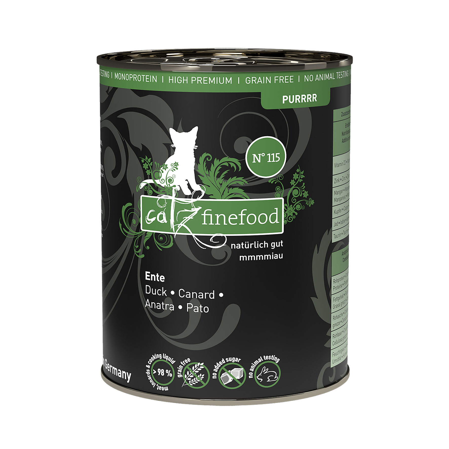 Catz Finefood Purrrr No. 115 mit Ente, 400g