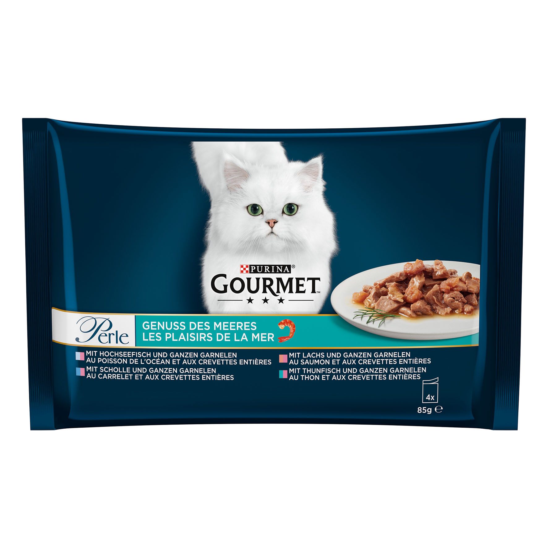 Gourmet Perle Les Plaisirs Mer 4x85g