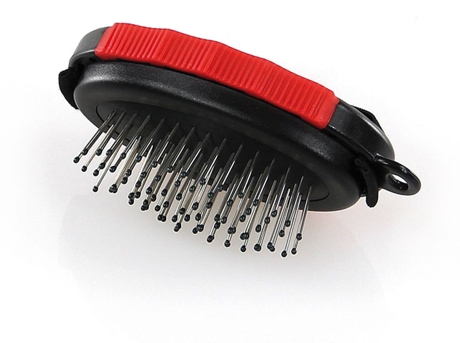 swisspet Care Handpflegebürste mit rotierenden Zähnen, 11cm