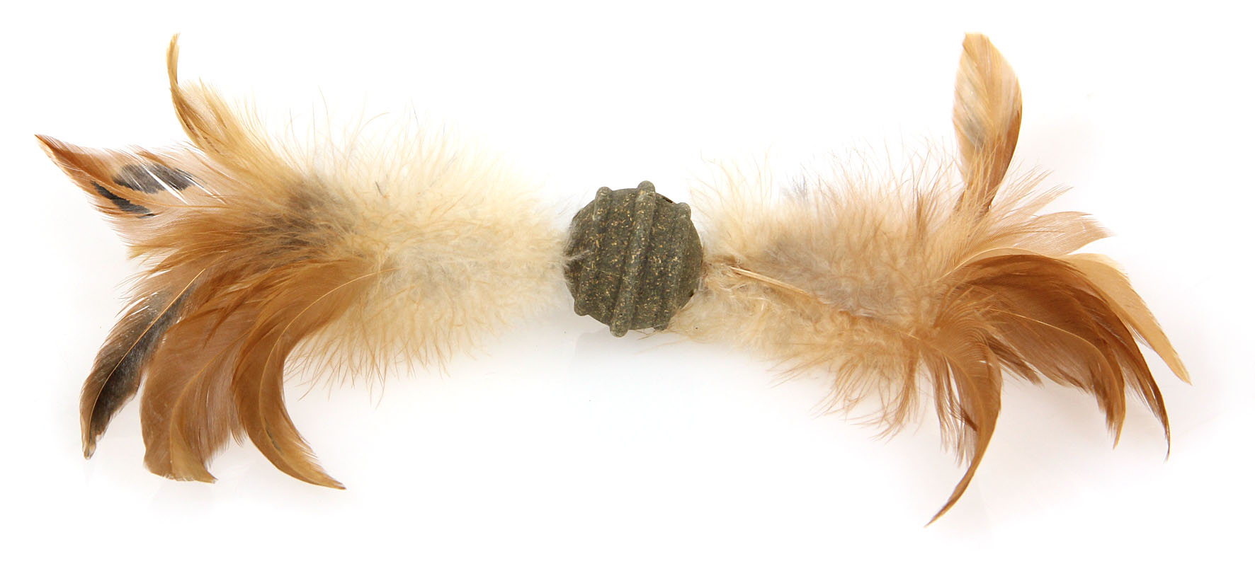 swisspet balle catnip avec plumes