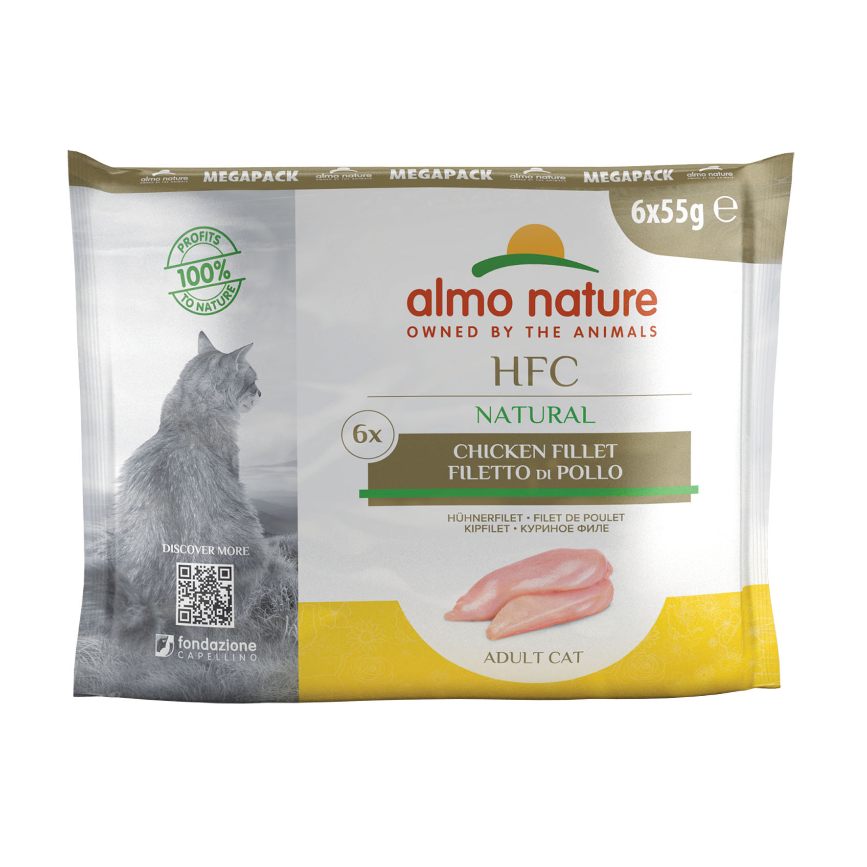 Almo HFC Natural Hühnerfilet 6x55g