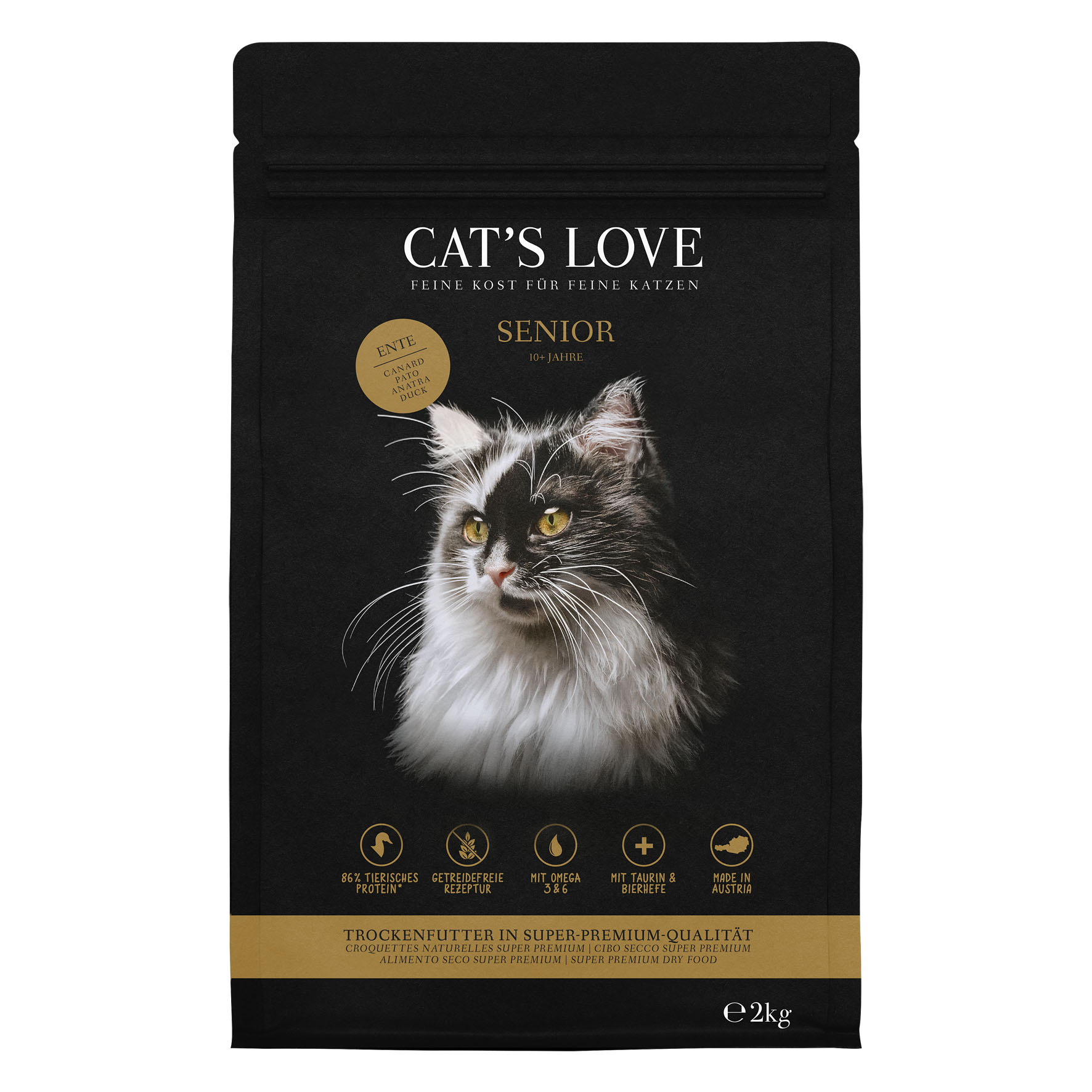 Amore di gatto Secco Anatra Senior 2kg