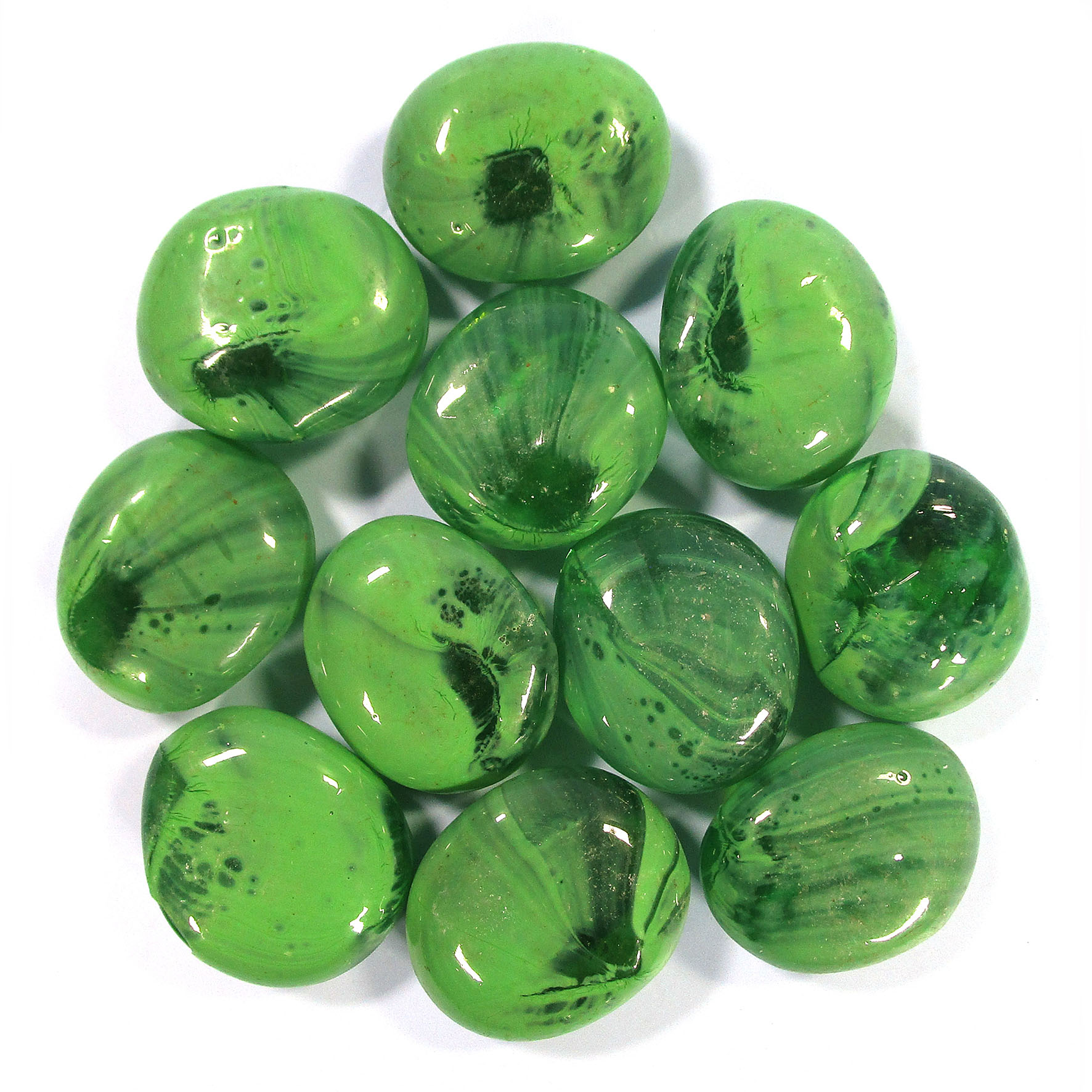 Orbit Pepite di vetro, verde scuro, 0,75kg