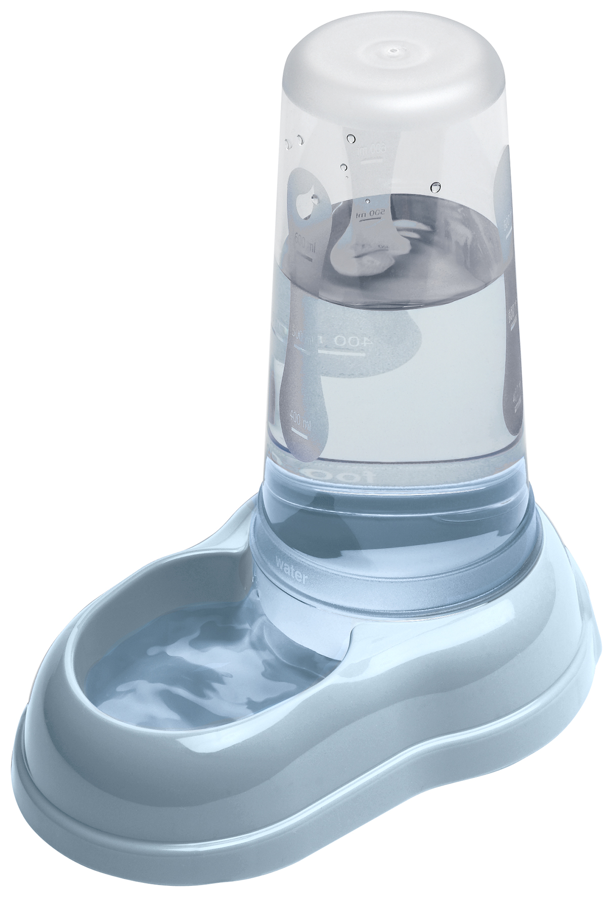 Wasser- und Futterspender Azimut, 5.5l, weiss