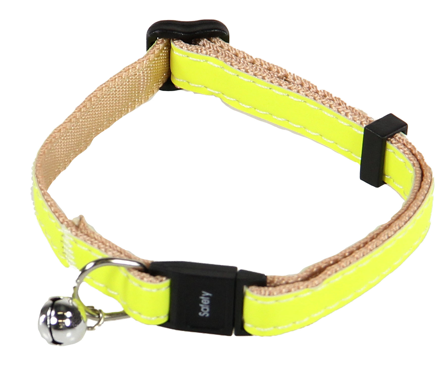 swisspet Collare per gatti ReflectLine, giallo, 10/220-310 mm