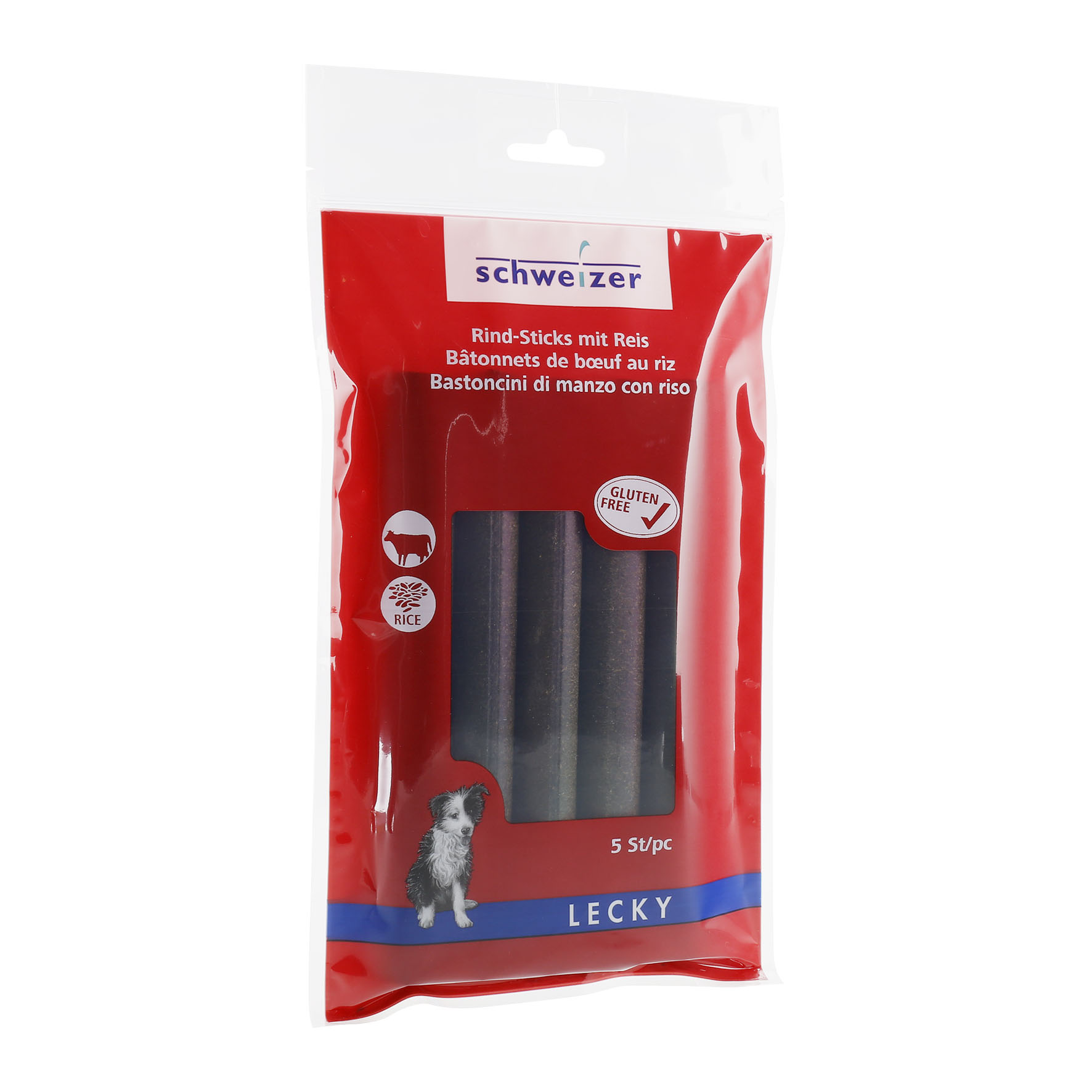 Lecky Bâtonnets de boeuf au riz, 275g