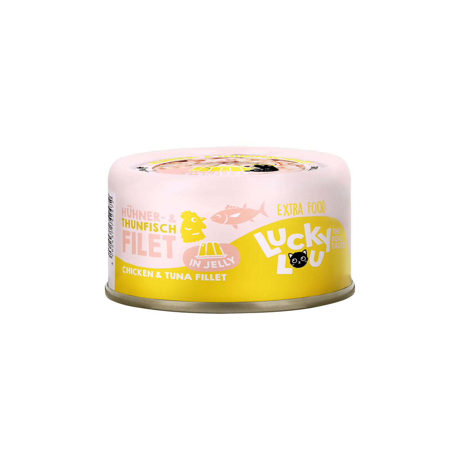 Lucky Lou Thunfisch-&Hühnerfilet in Jelly 70g
