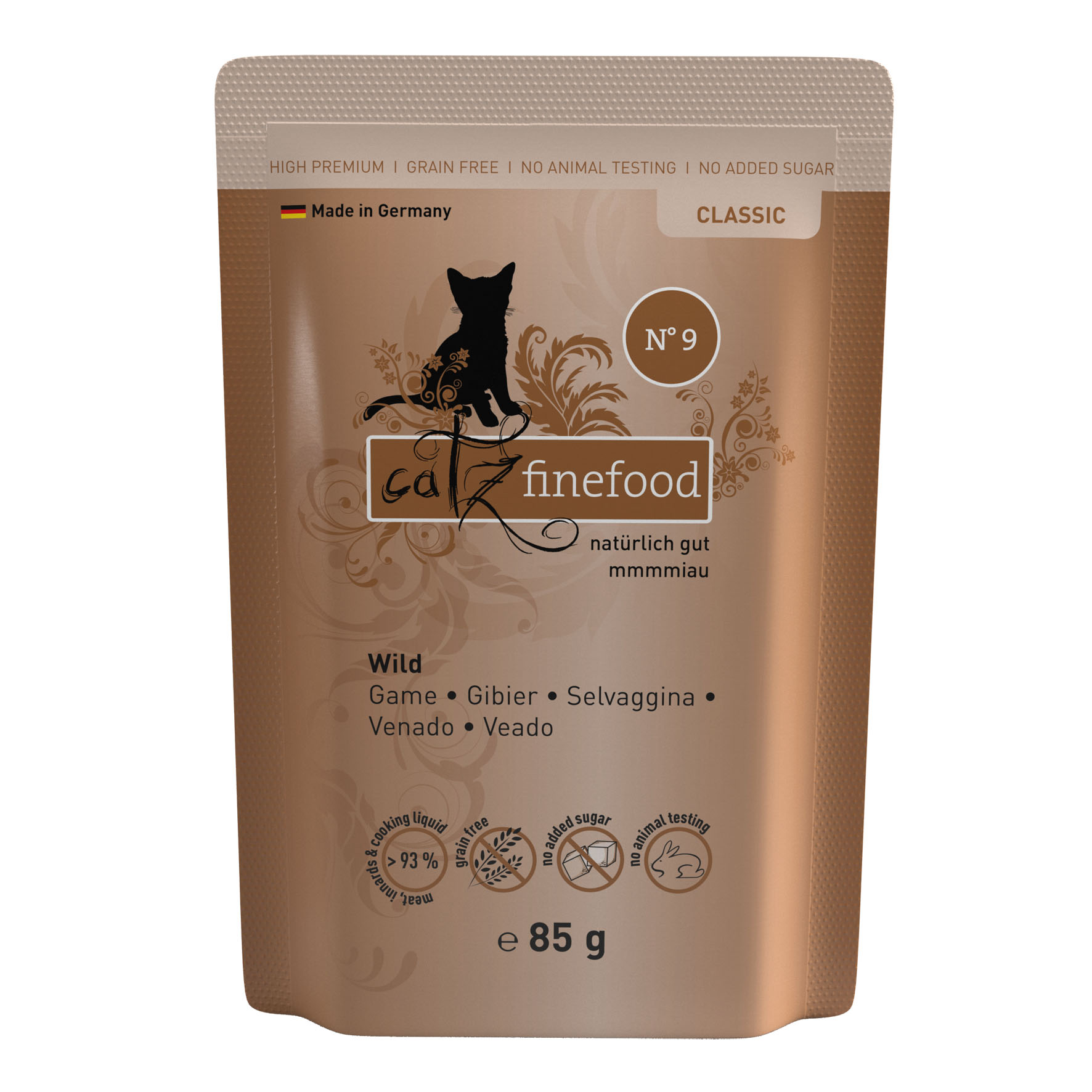 Catz Finefood No. 9 con selvaggina, 85g