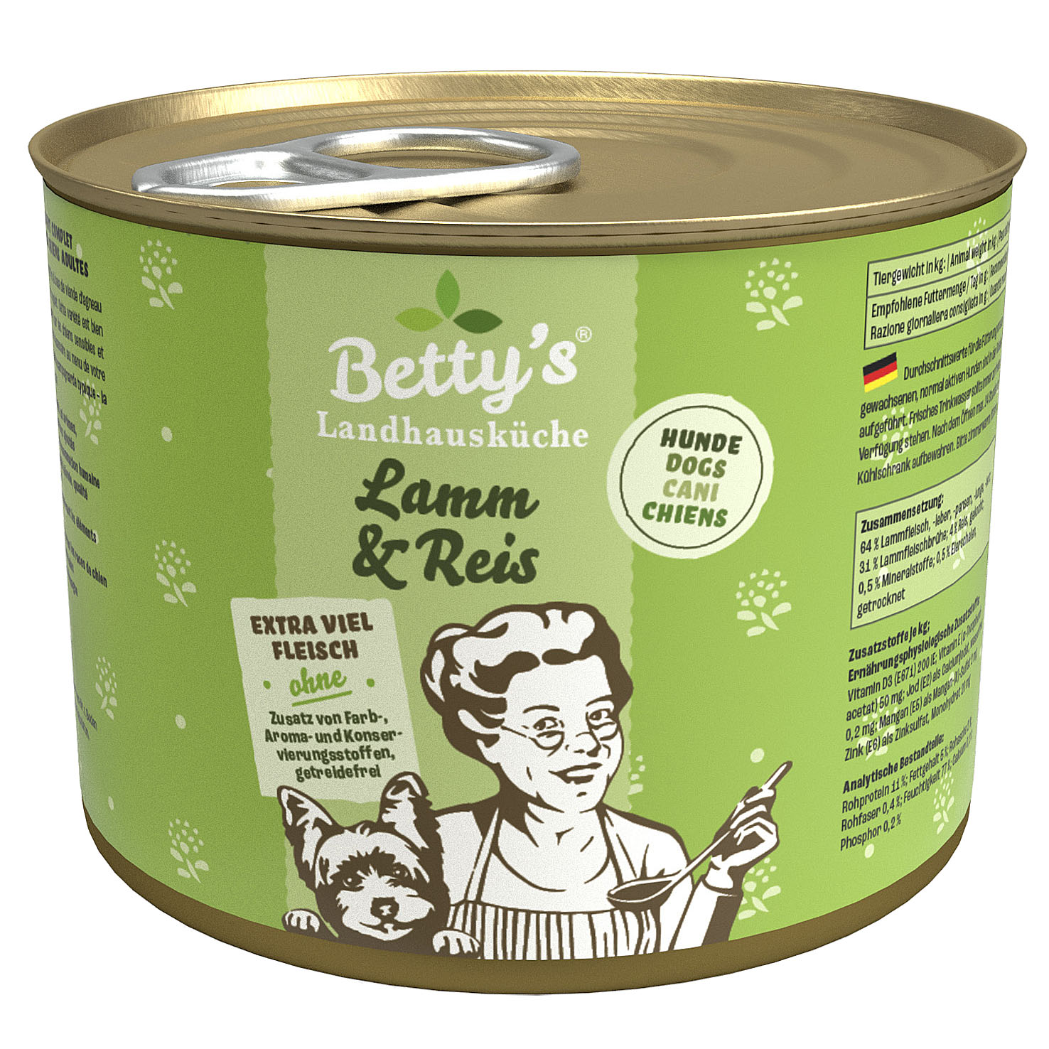 Betty's Cuisine de Campagne Agneau & Riz, 200g