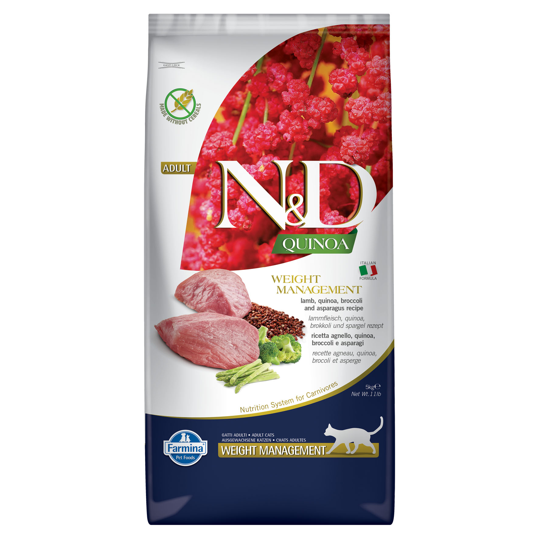 Farmina Cat Weight Agneau & Brocoli, 5kg