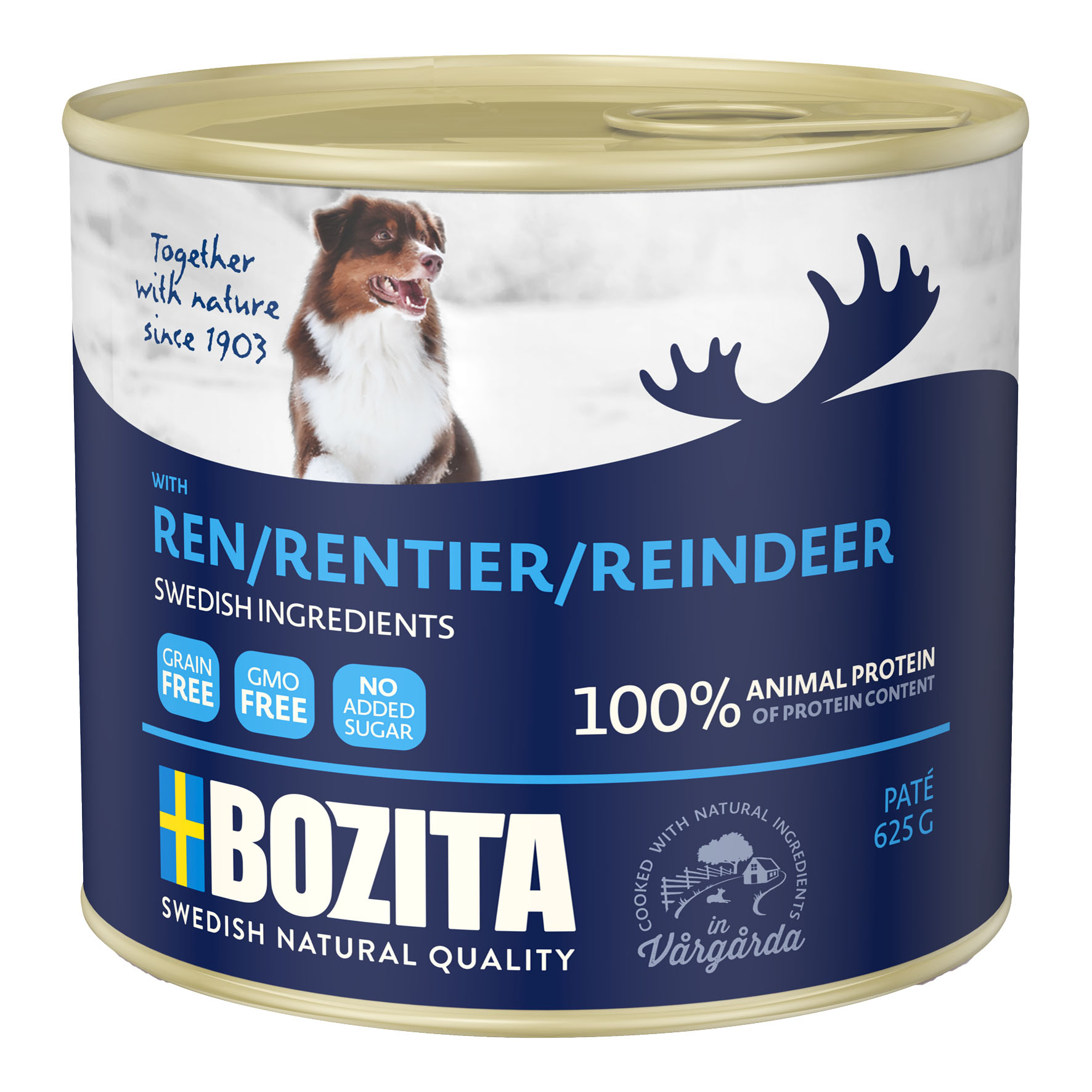 Bozita Paté mit Rentier, 630g