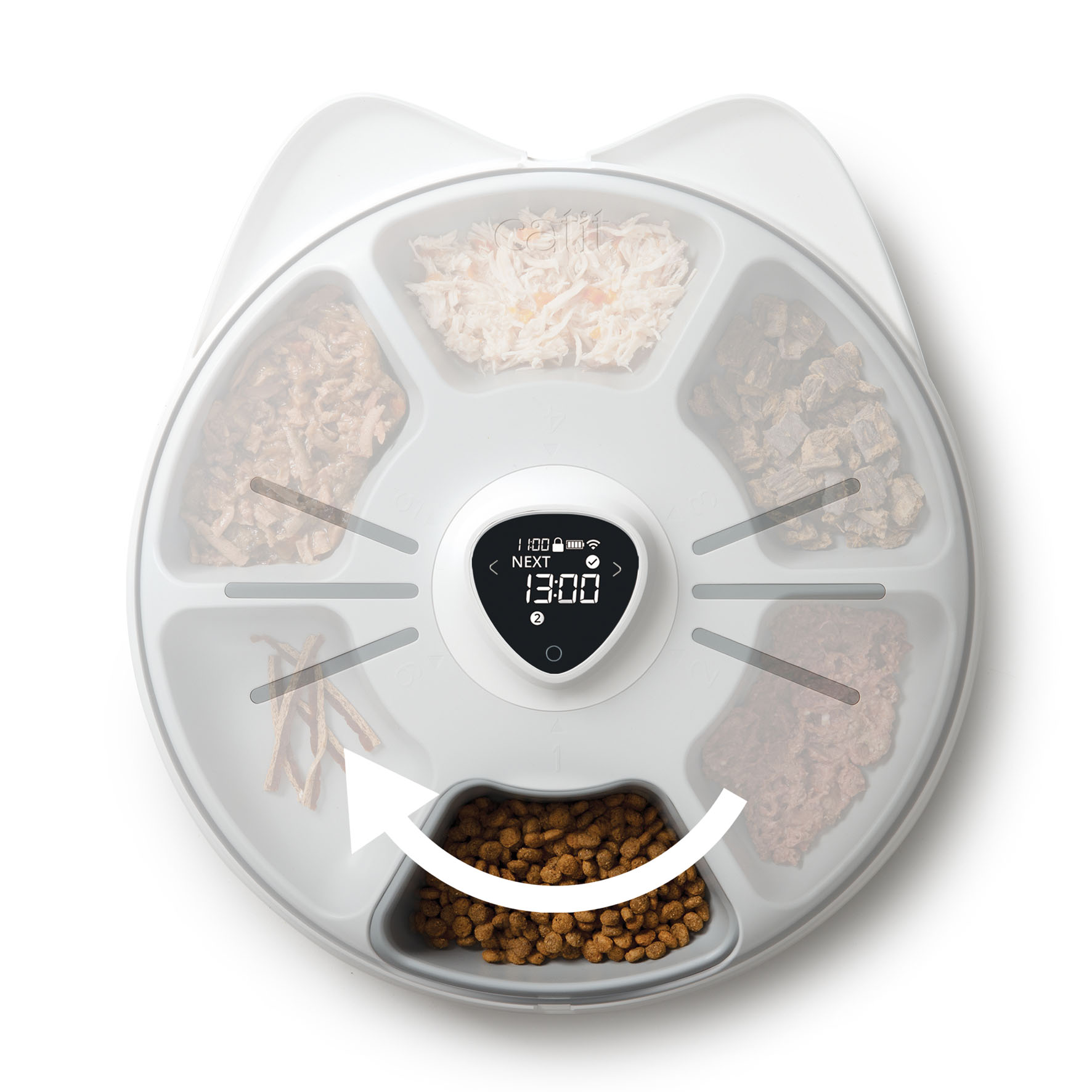 Catit Pixi Smart Futterautomat, 6x170ml