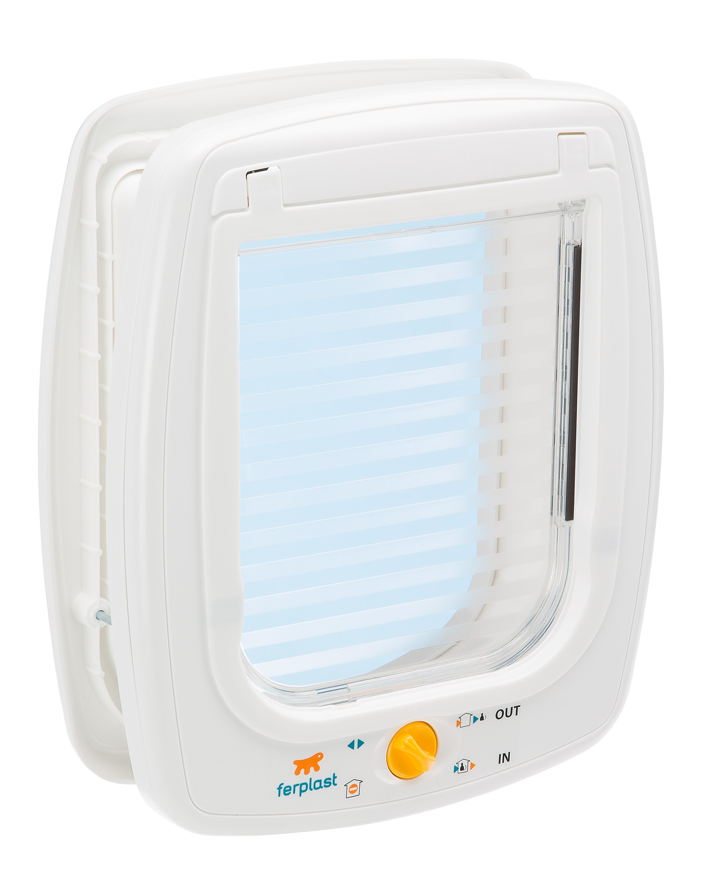 Ferplast Chatière Swing 9, à 4 positions, blanche