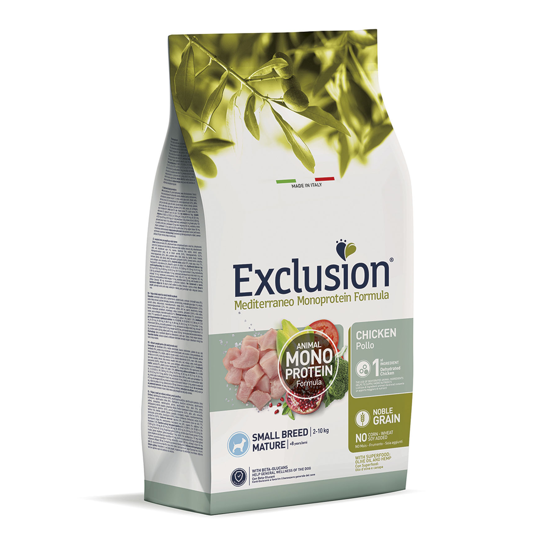 Exclusion Mediterraneo Mature Adult Small, Chicken
