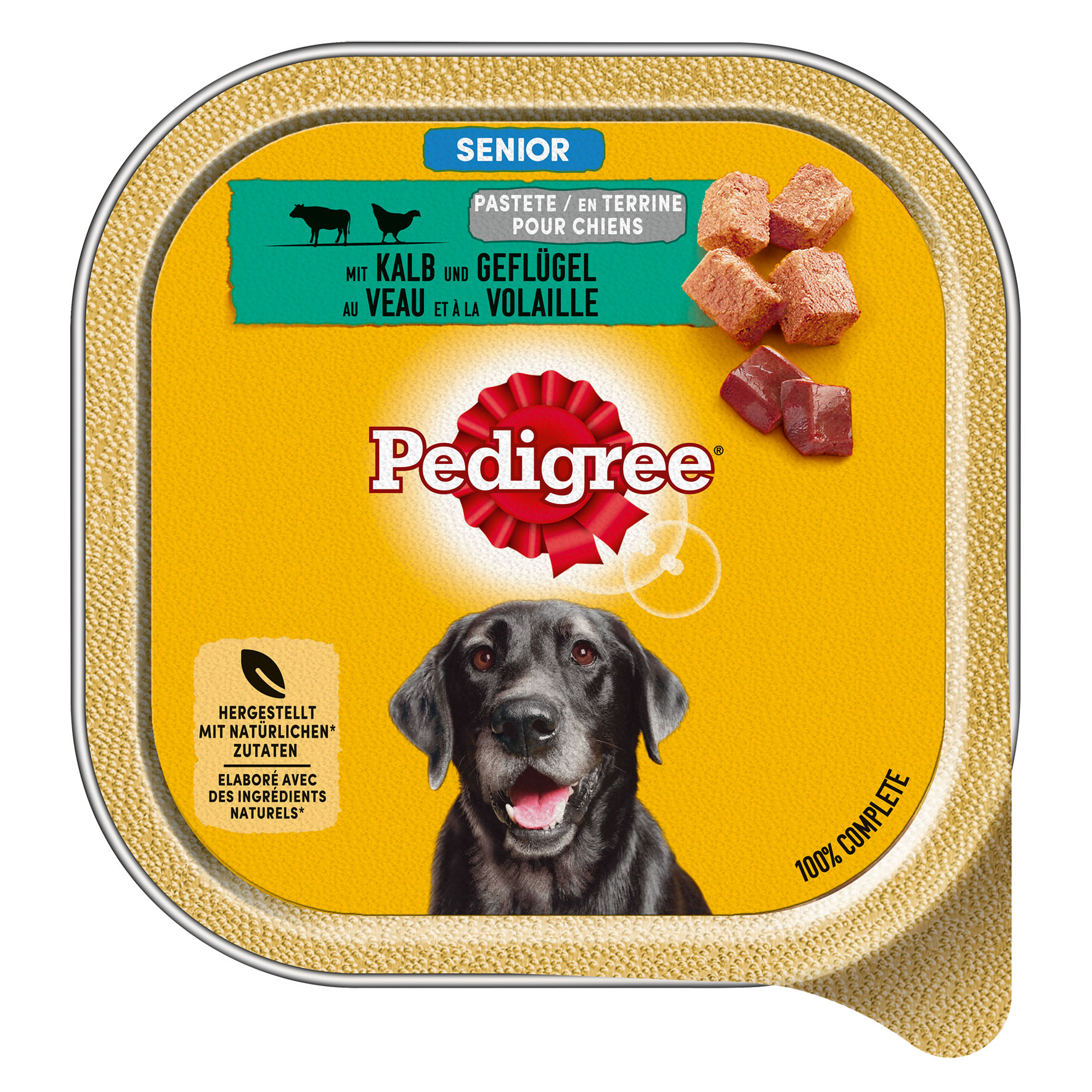 Pedigree en terrine au veau et à la volaille - Senior, 300g