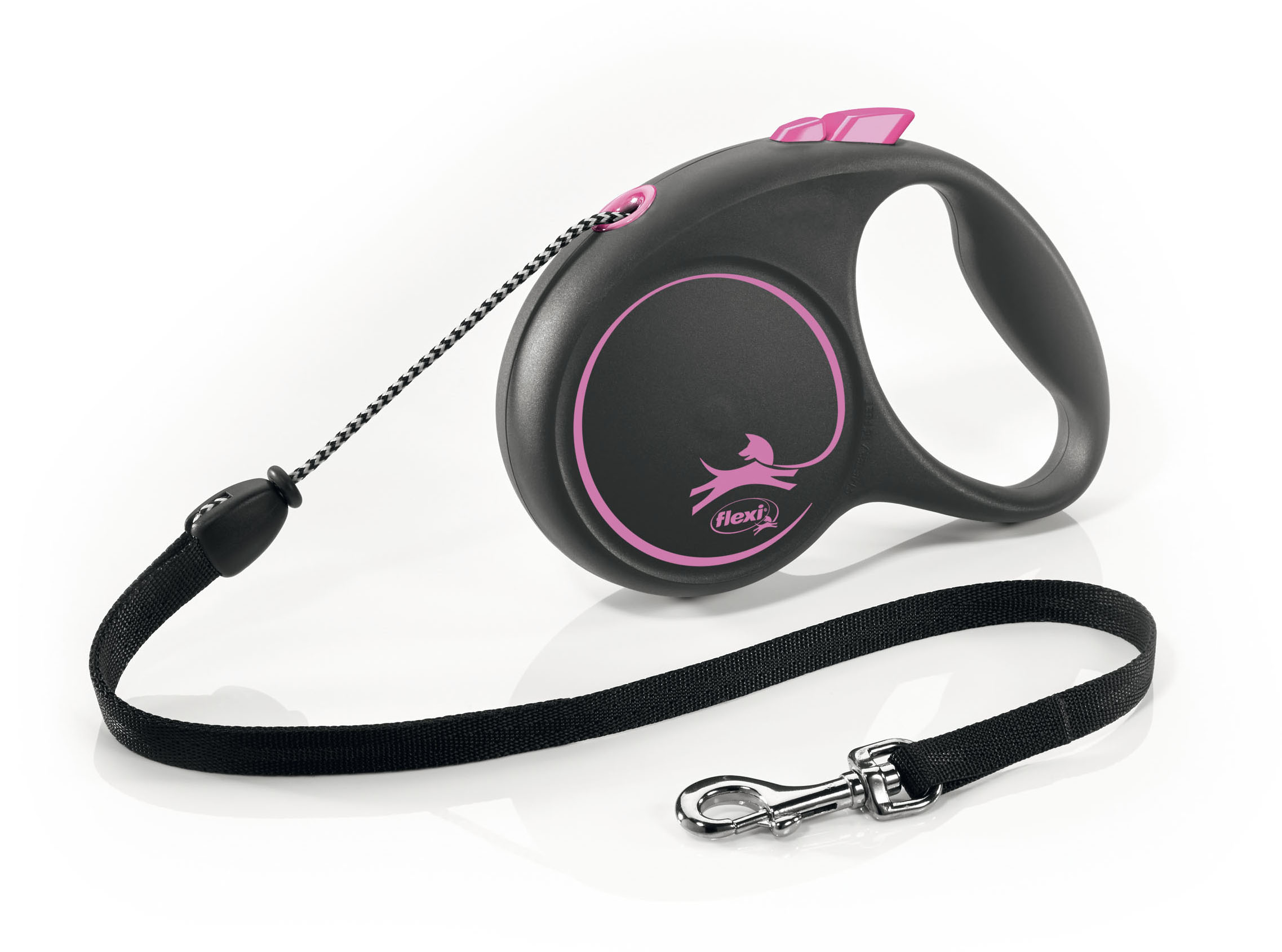 Flexi Black Design, Seil, pink, Grösse M