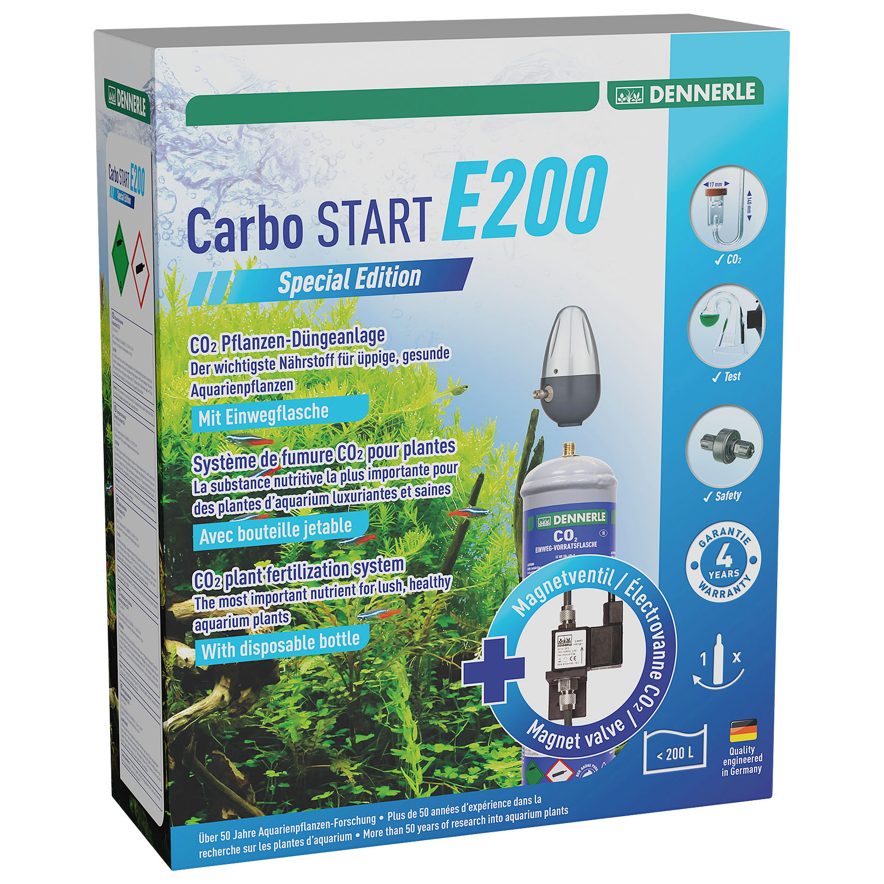 Dennerle CO2 Dünge-Set Primus 160, Special Edition inkl. Magnetventil