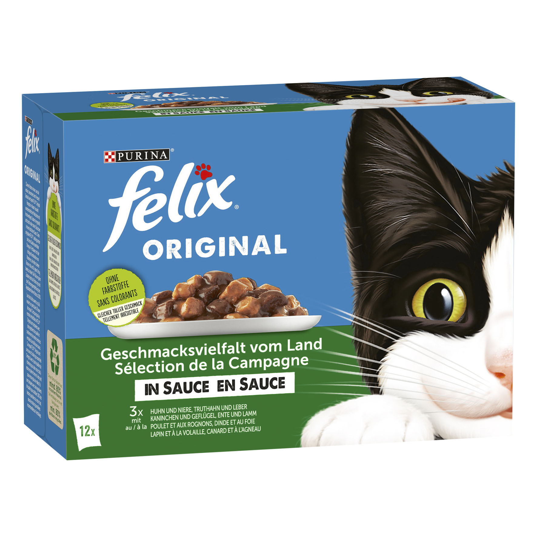 Felix Original Häppchen Fleisch, 12x85g