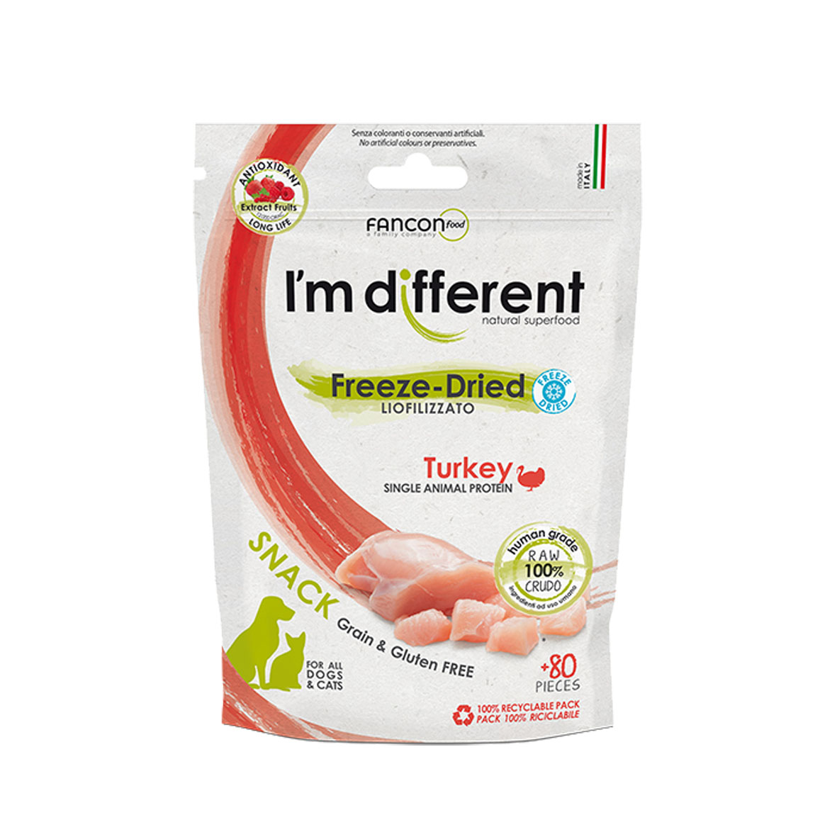 I'm different Snack Treats Turchia 40g