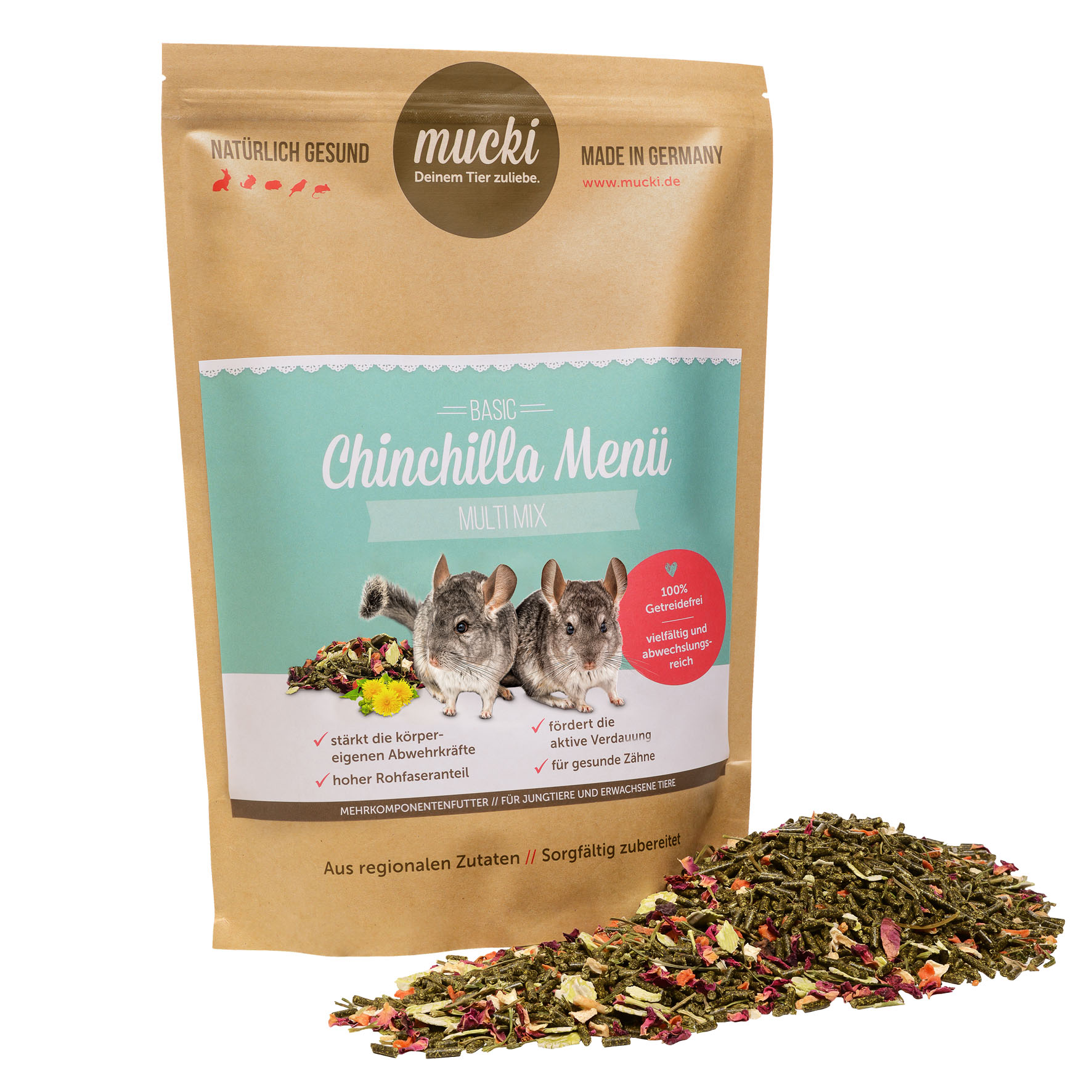 Mucki Chinchilla Menu Multi Mix 1kg