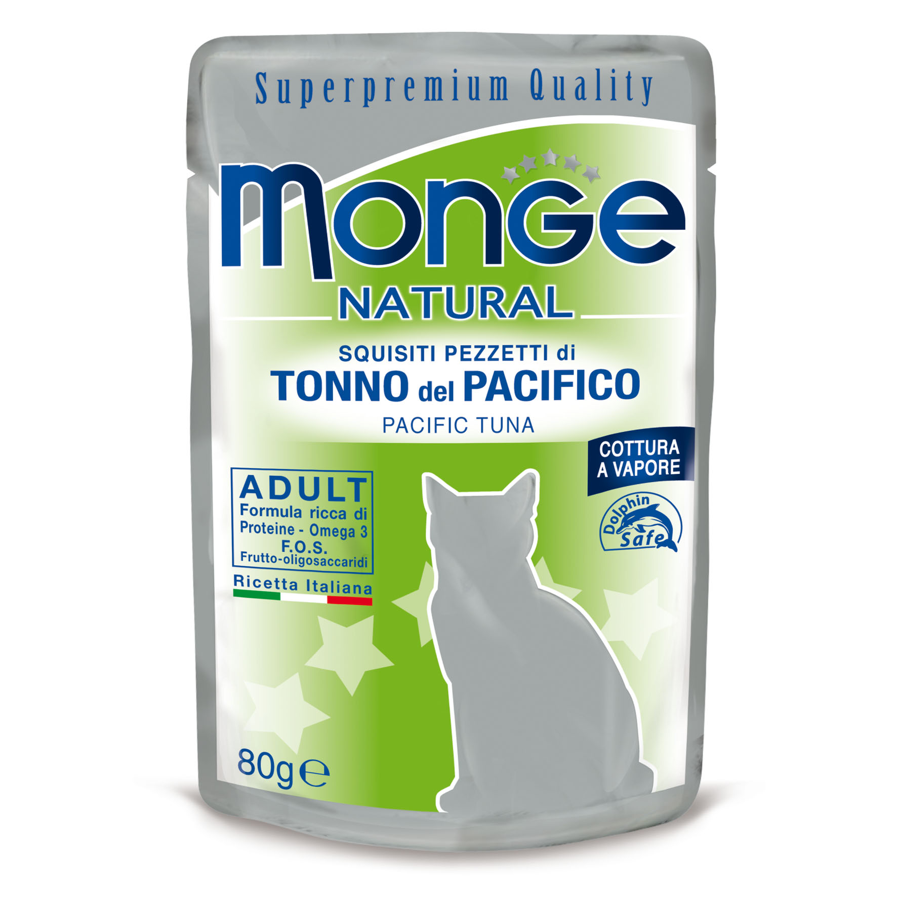 Monge Natural Cat Adult Pacific Tuna 80g