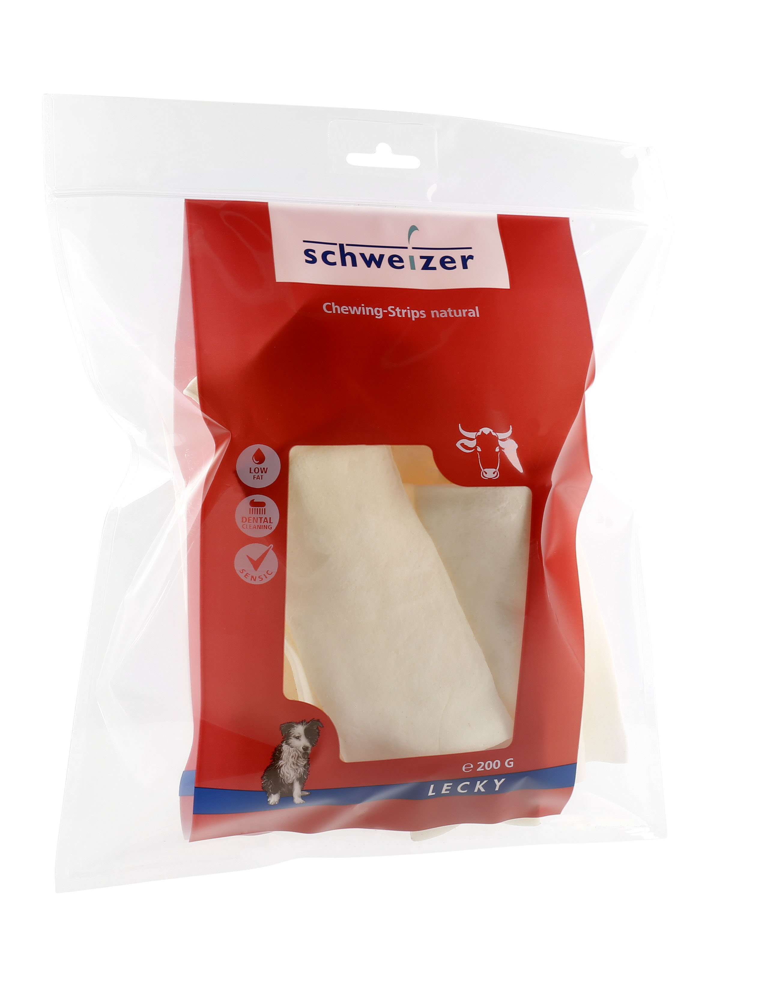 Lecky Chewing-Strips natural, 200g