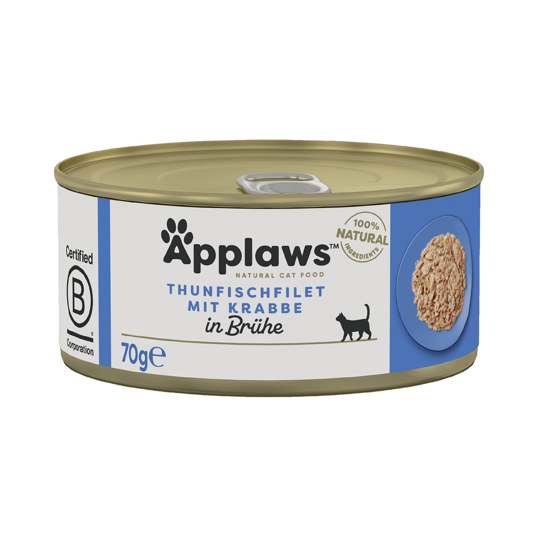 Applaws Tuna Fillet & Crab, 70g