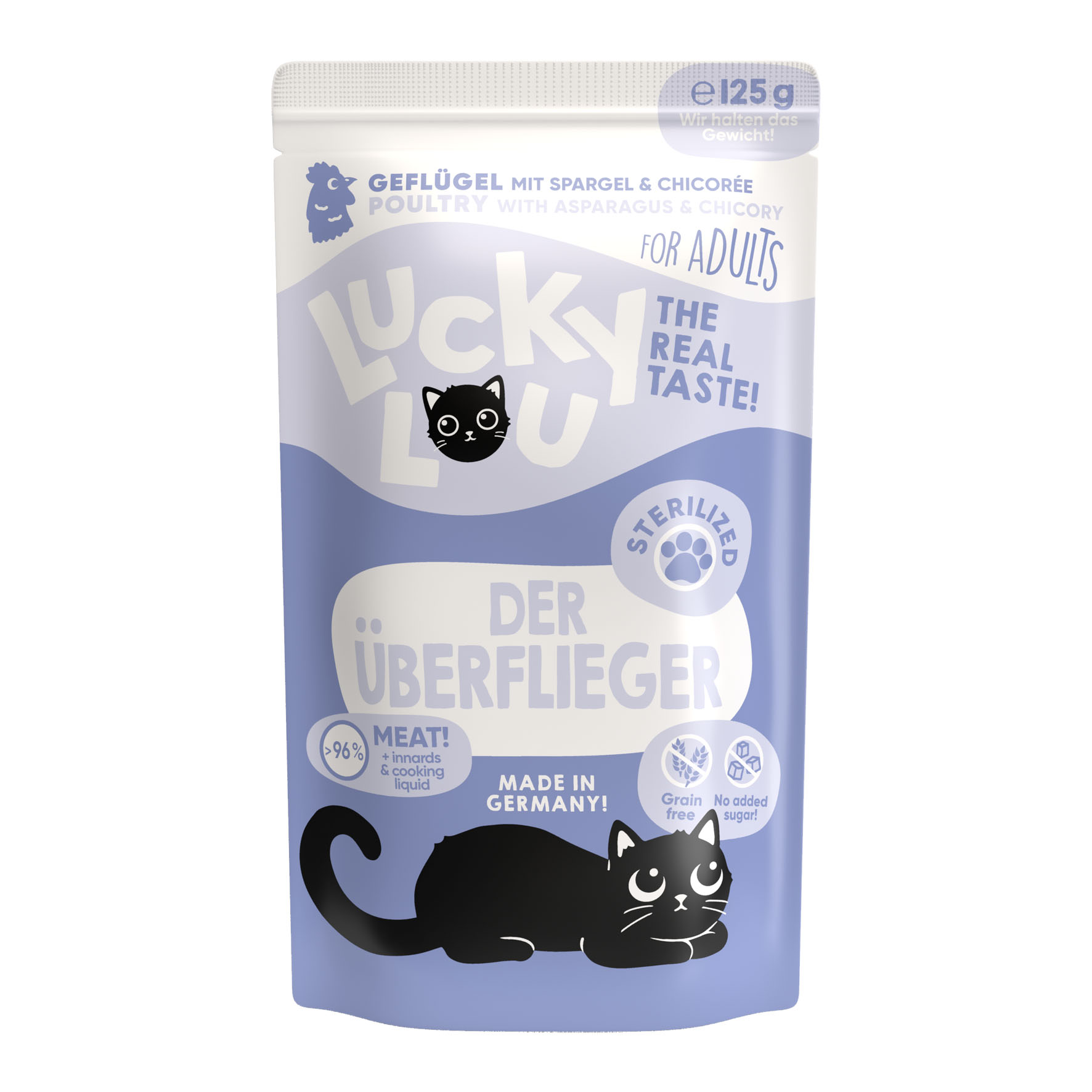 Lucky Lou Pollame Sterilizzato 125g