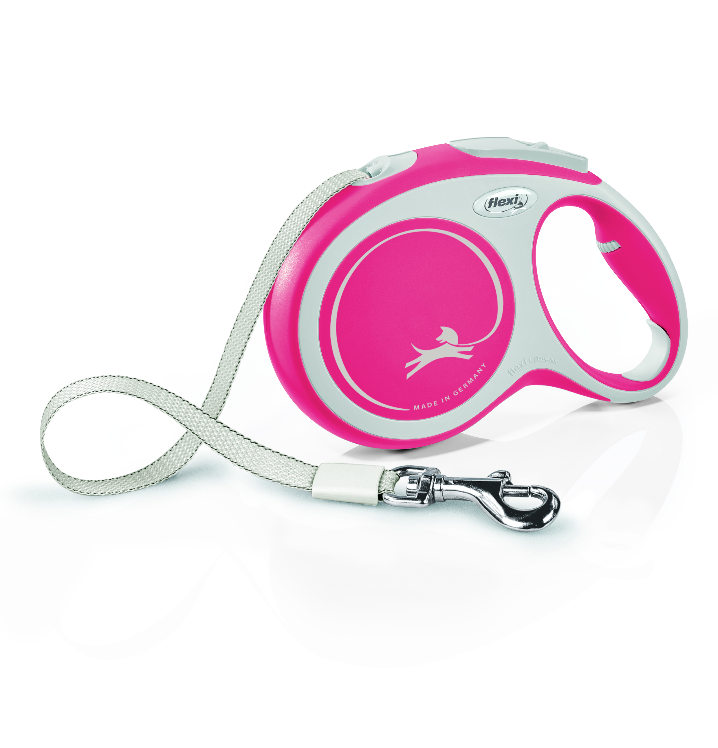 Flexi New Comfort, Gurt, Grösse L, 8m, rot