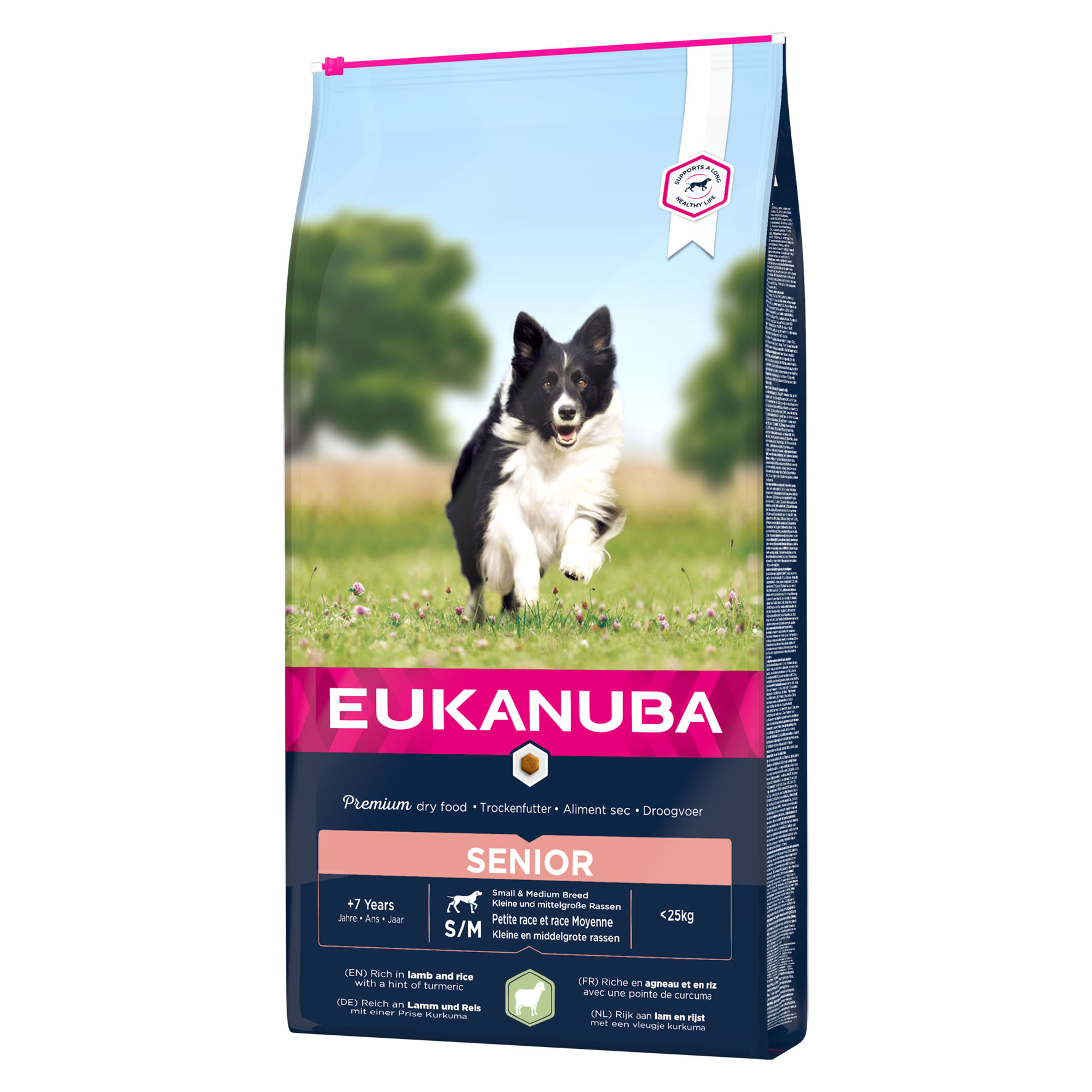 Eukanuba Mature & Senior, Lamm & Reis, small & medium Breeds, 12kg