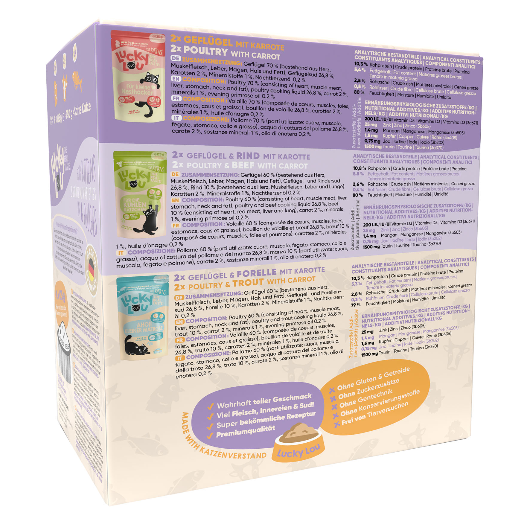 Lucky Lou Kitten MP 5+1 125g