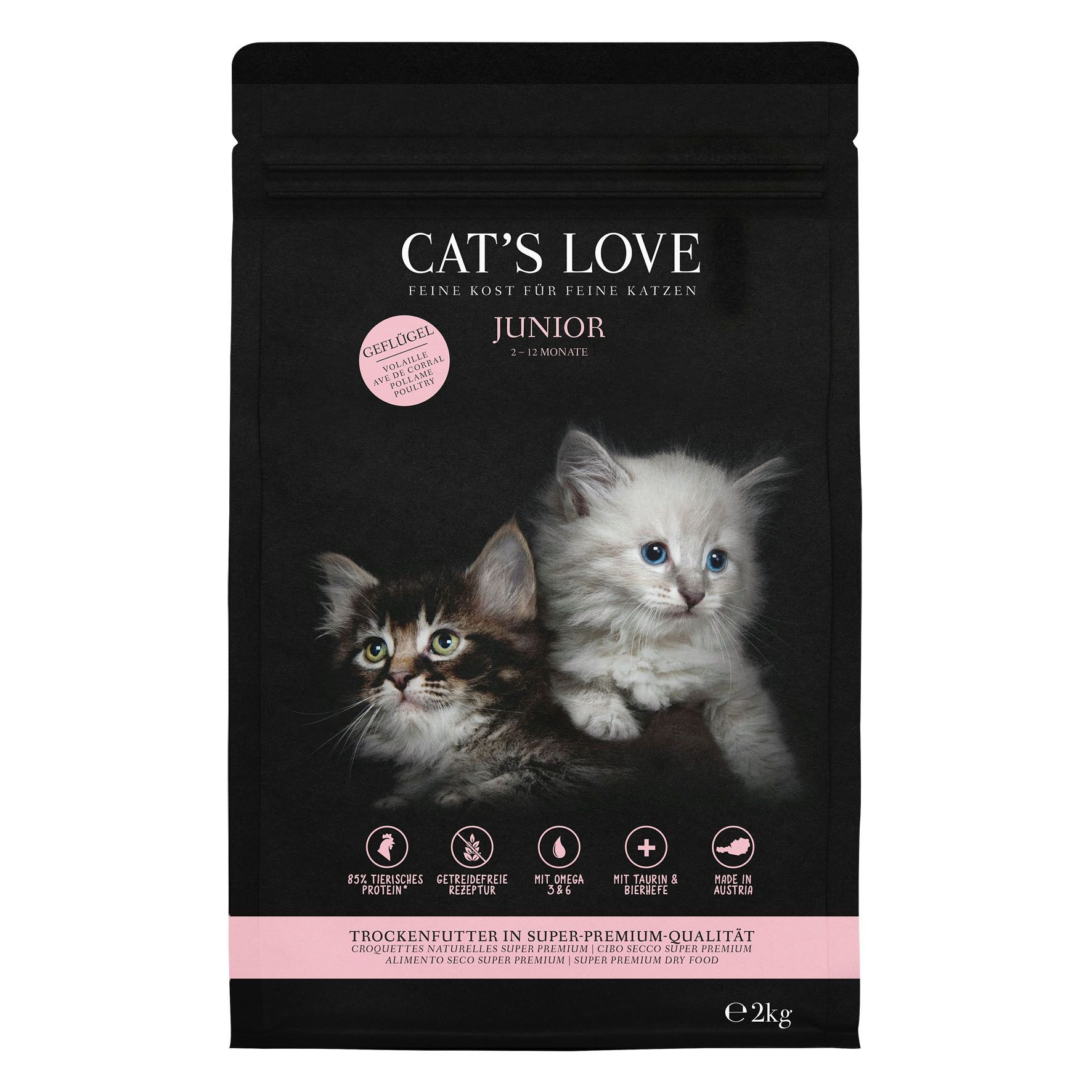 AMORE DEI GATTI Secco Junior Pollame 2kg