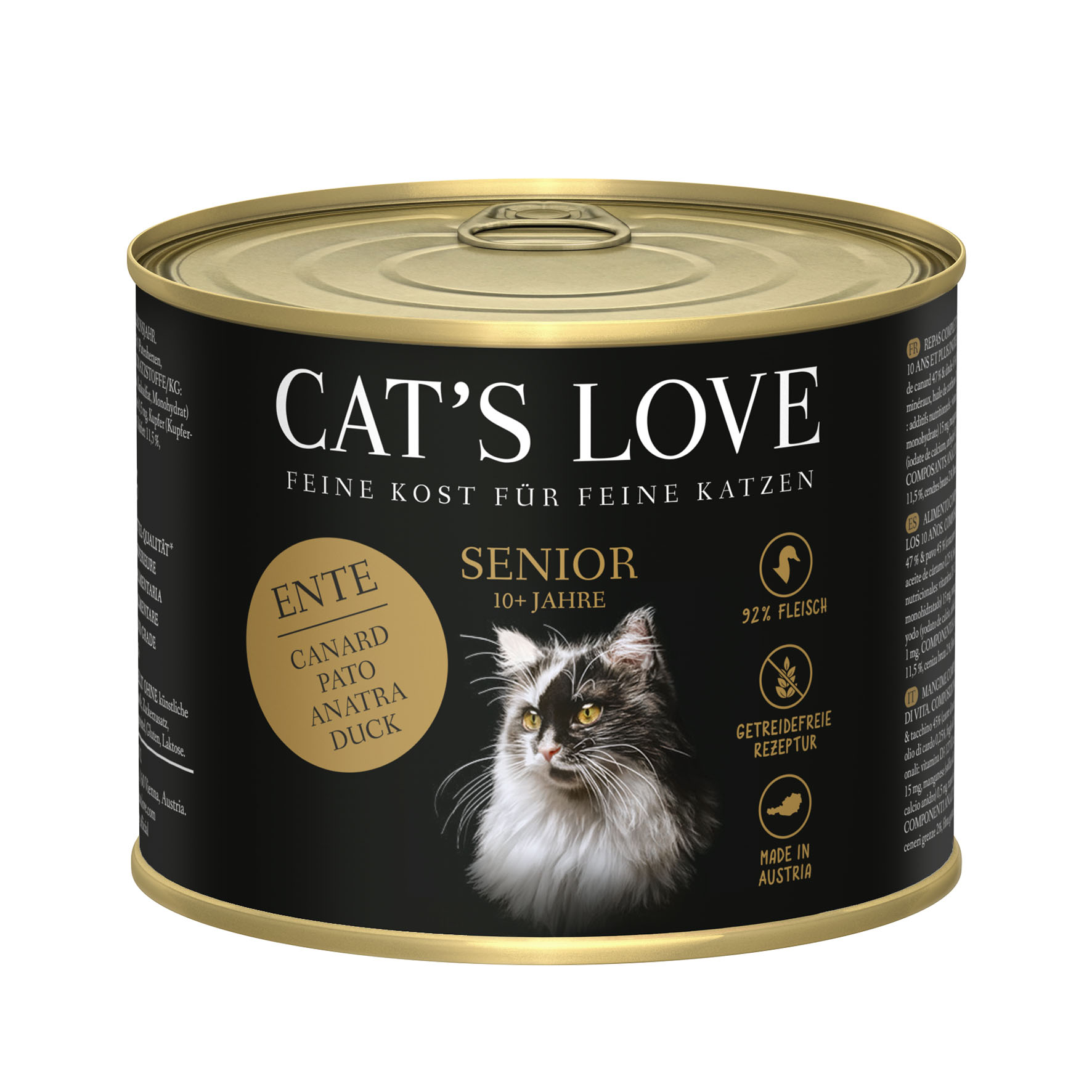 Cat‘s Love Senior 10+ Ente, 200g