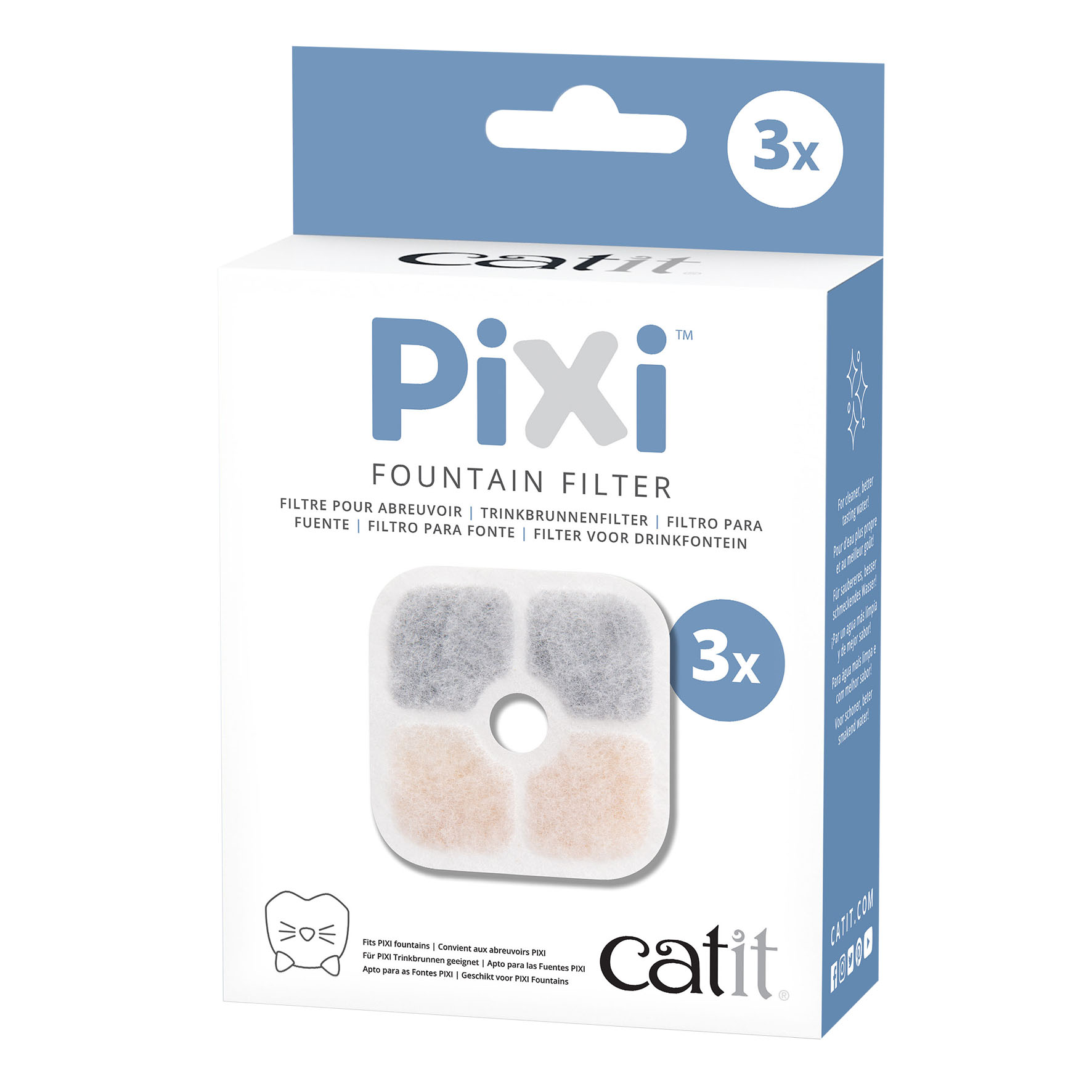 Catit Pixi Trinkbrunnen Filter 3er Pack