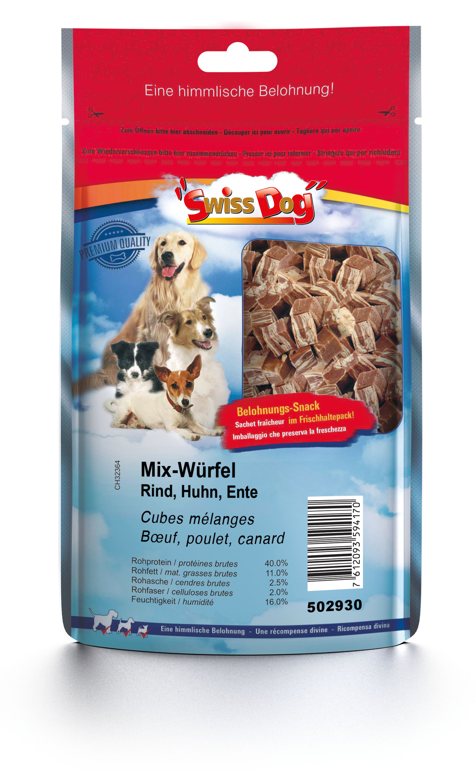 Foodwaste-SwissDog Mix-Würfel