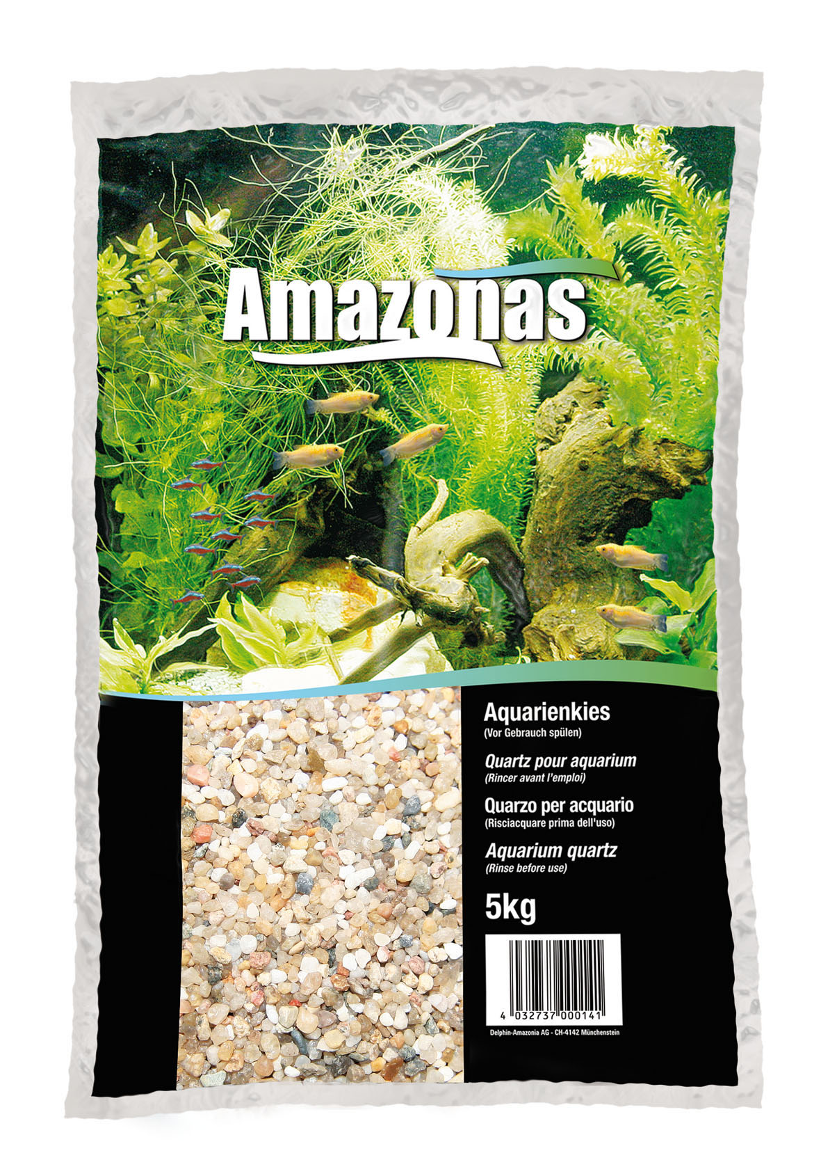 Amazonas gravier rivière