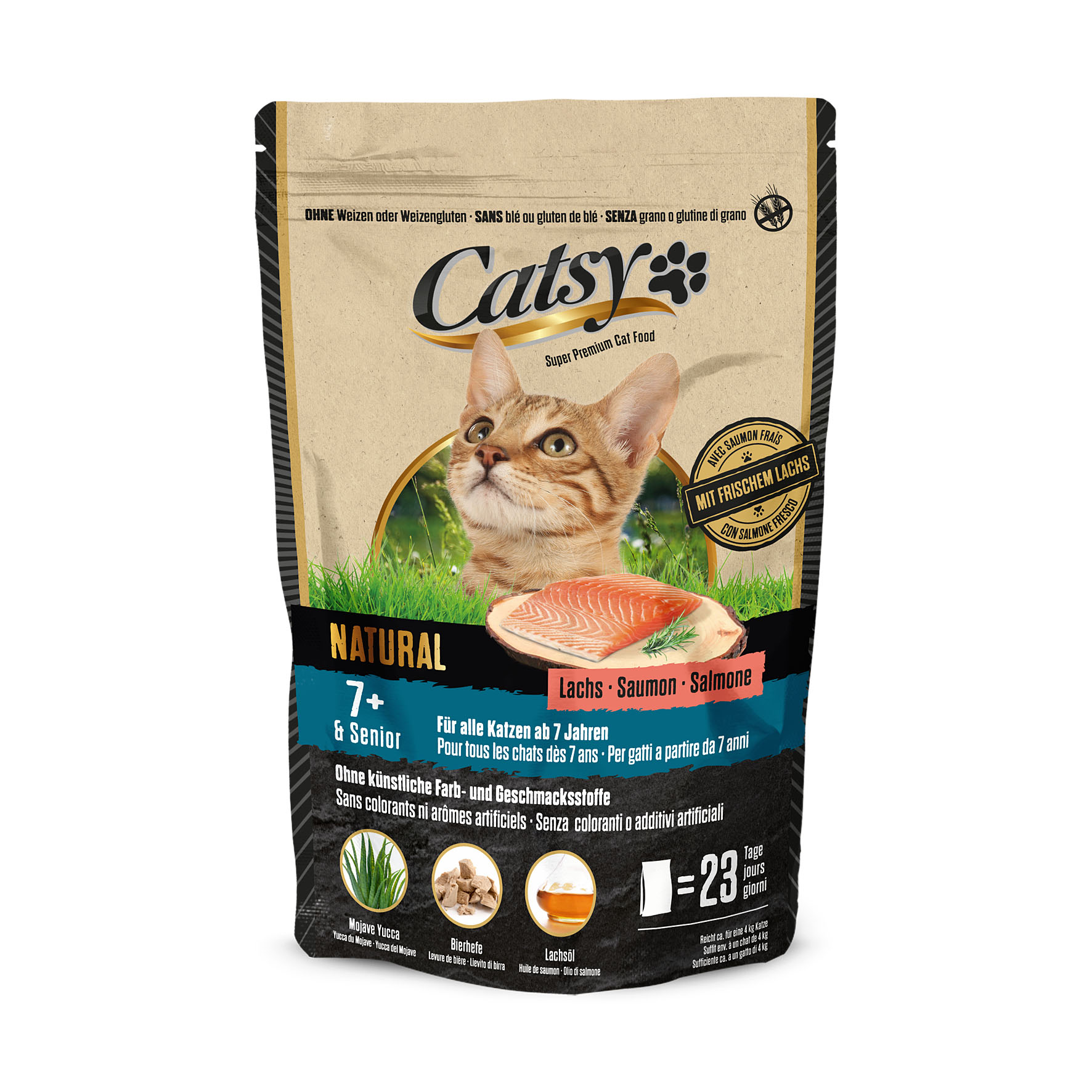 Catsy 7+ Senior mit Lachs