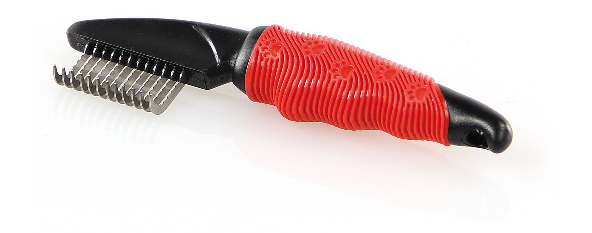 pettine di rimozione del feltro swisspet, pelliccia fine, 12 lame, corto