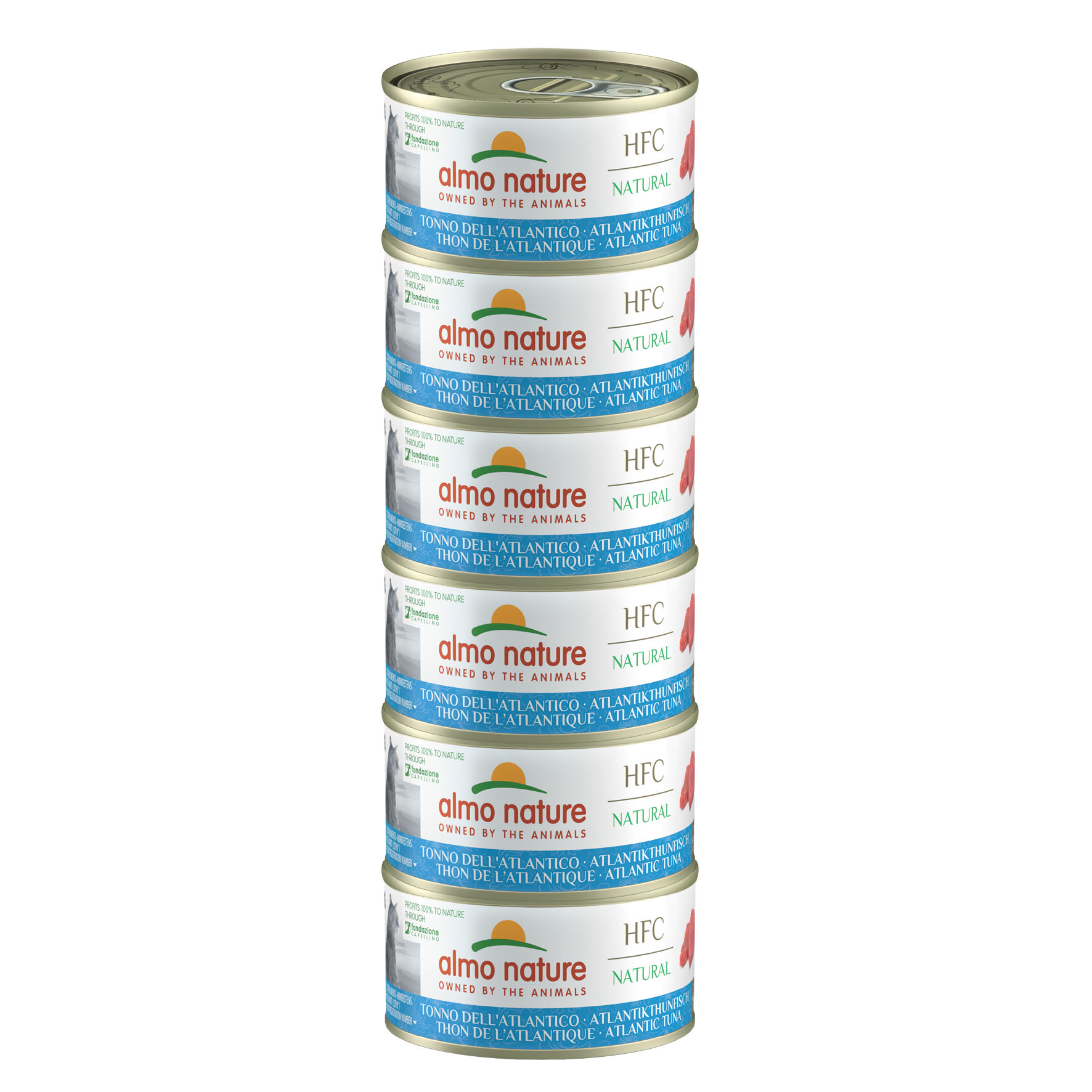 Almo HFC Natural Atlantikthunfisch Megapack 6x70g