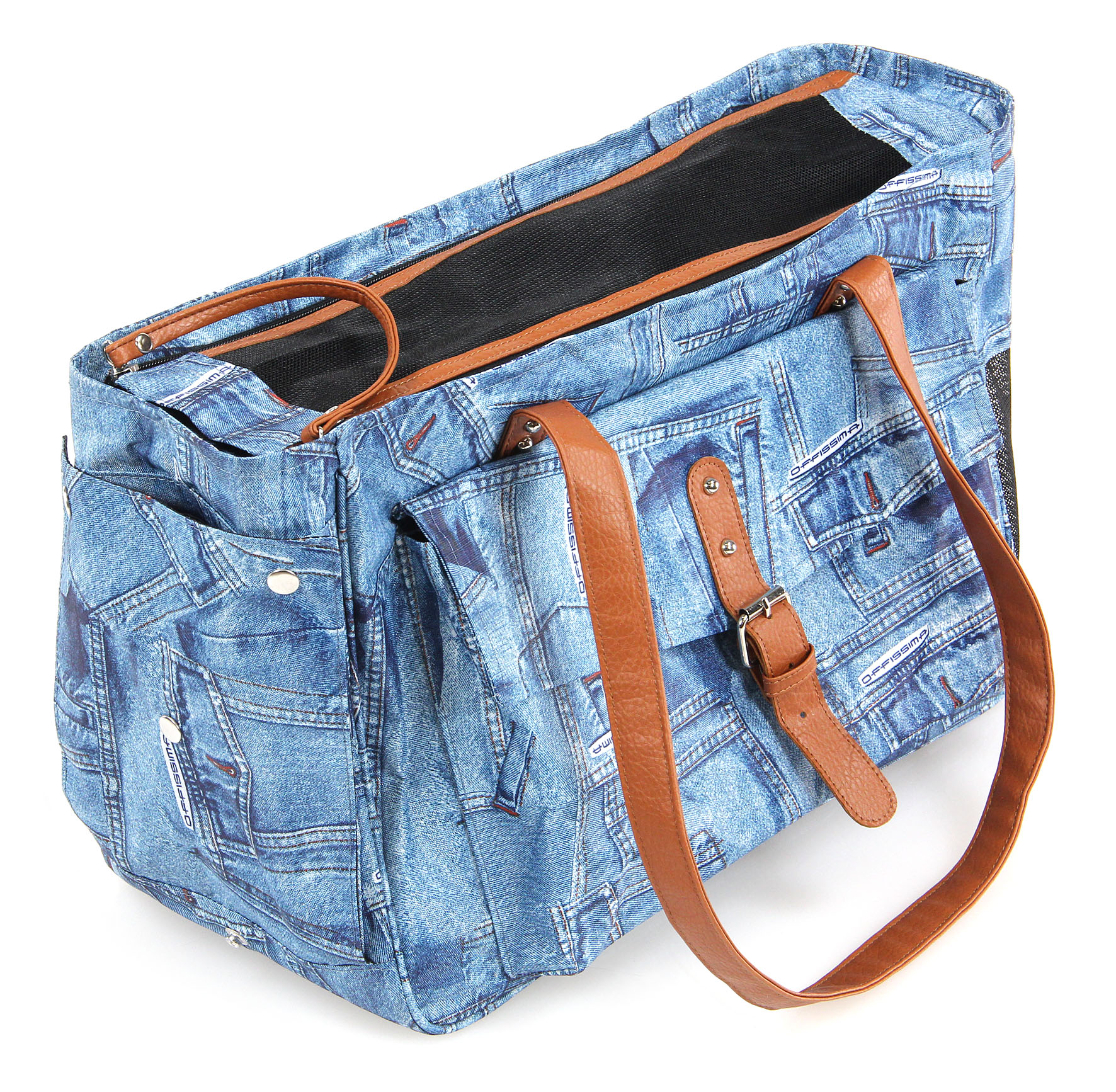 swisspet Hunde- & Katzen-Tragtasche Jeans