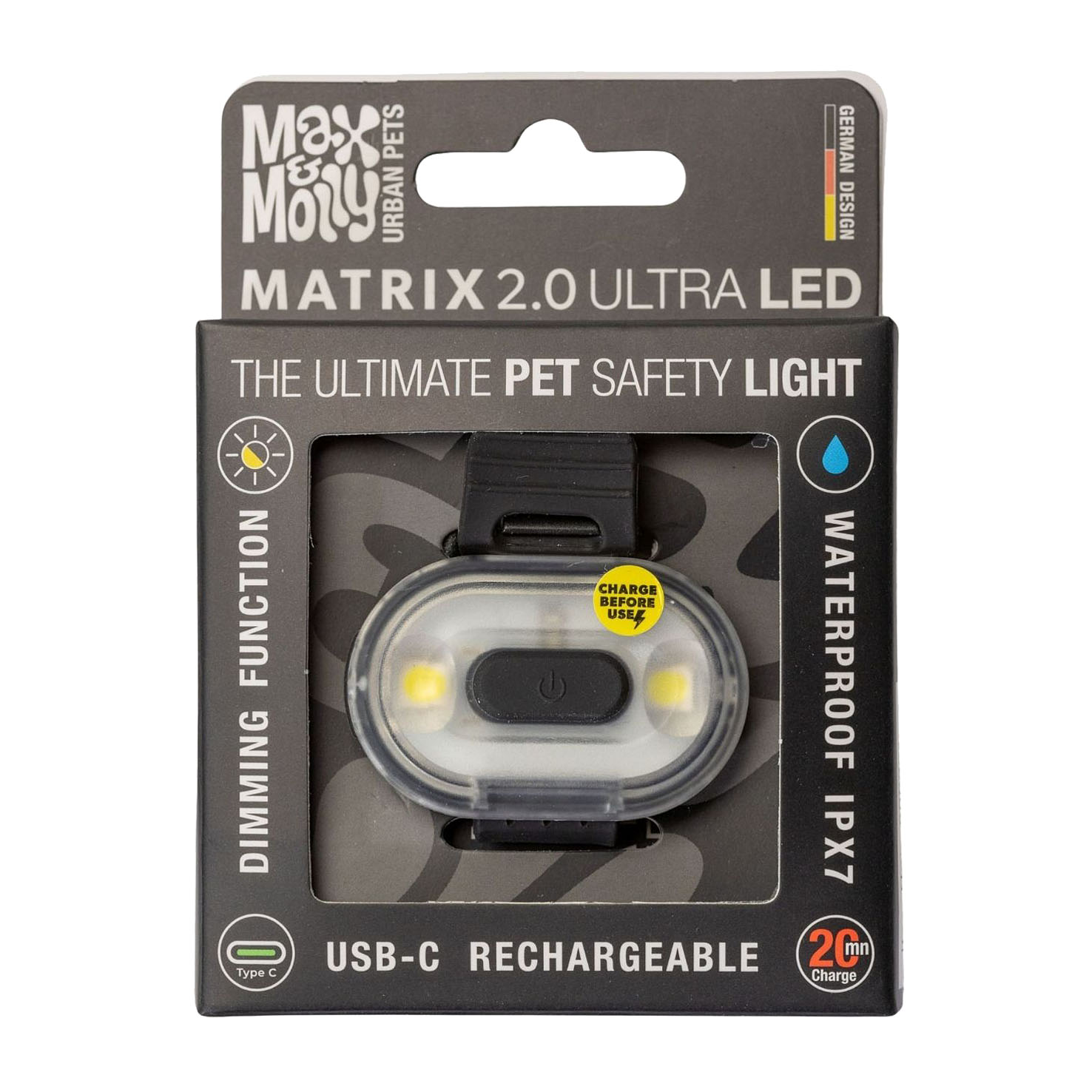 Max&Molly Matrix Ultra LED 2.0 schwarz